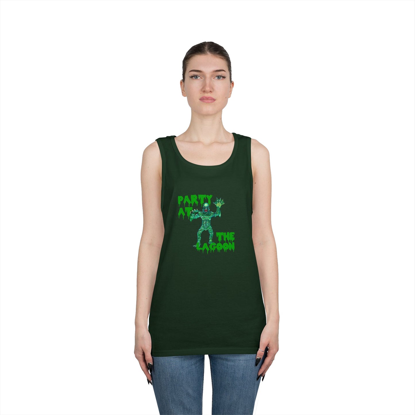 Party at the Lagoon Unisex Heavy Cotton Tank Top