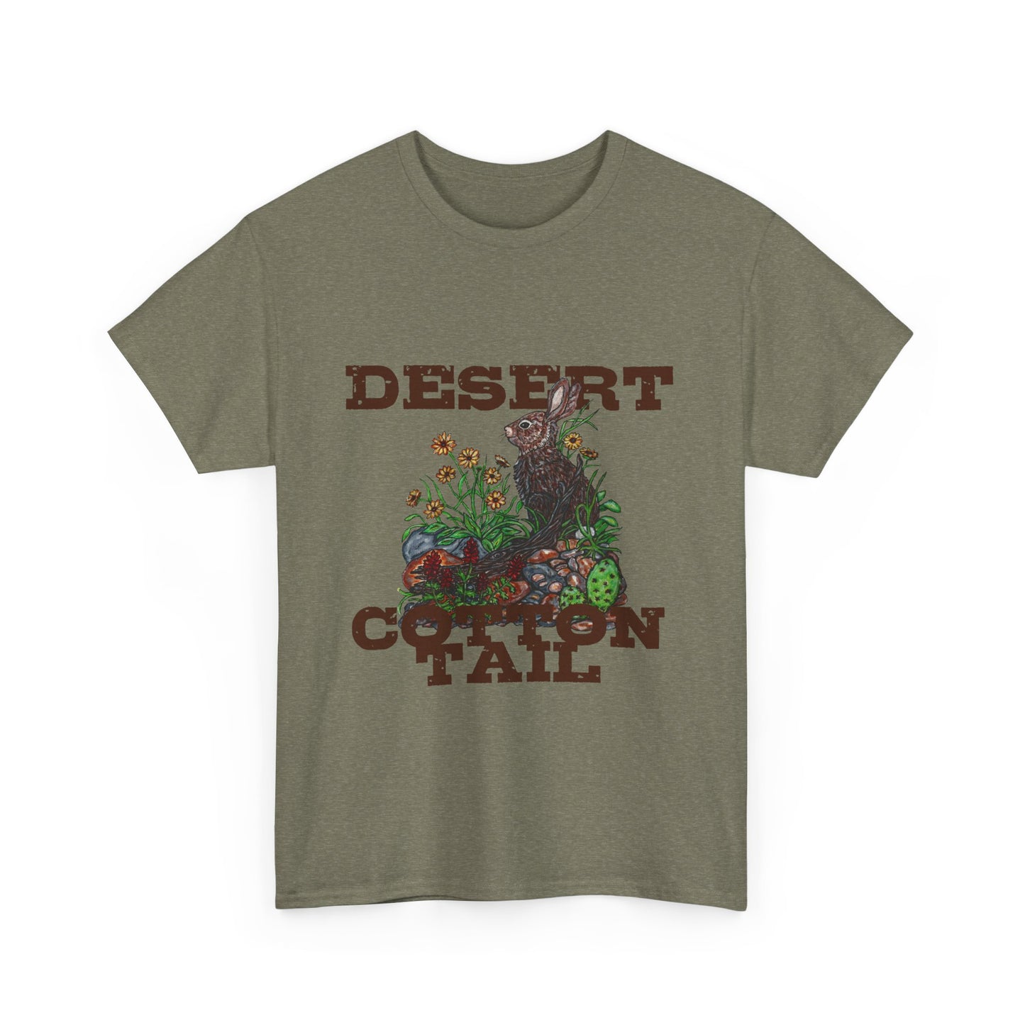 Desert Cottontail Unisex Heavy Cotton Tee