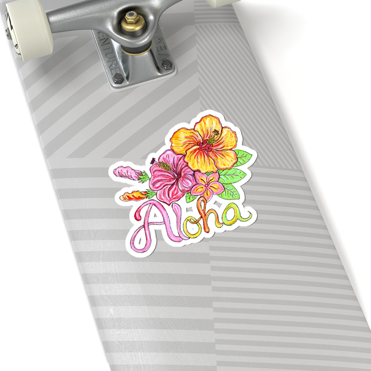 Aloha Flowers Kiss-Cut Stickers