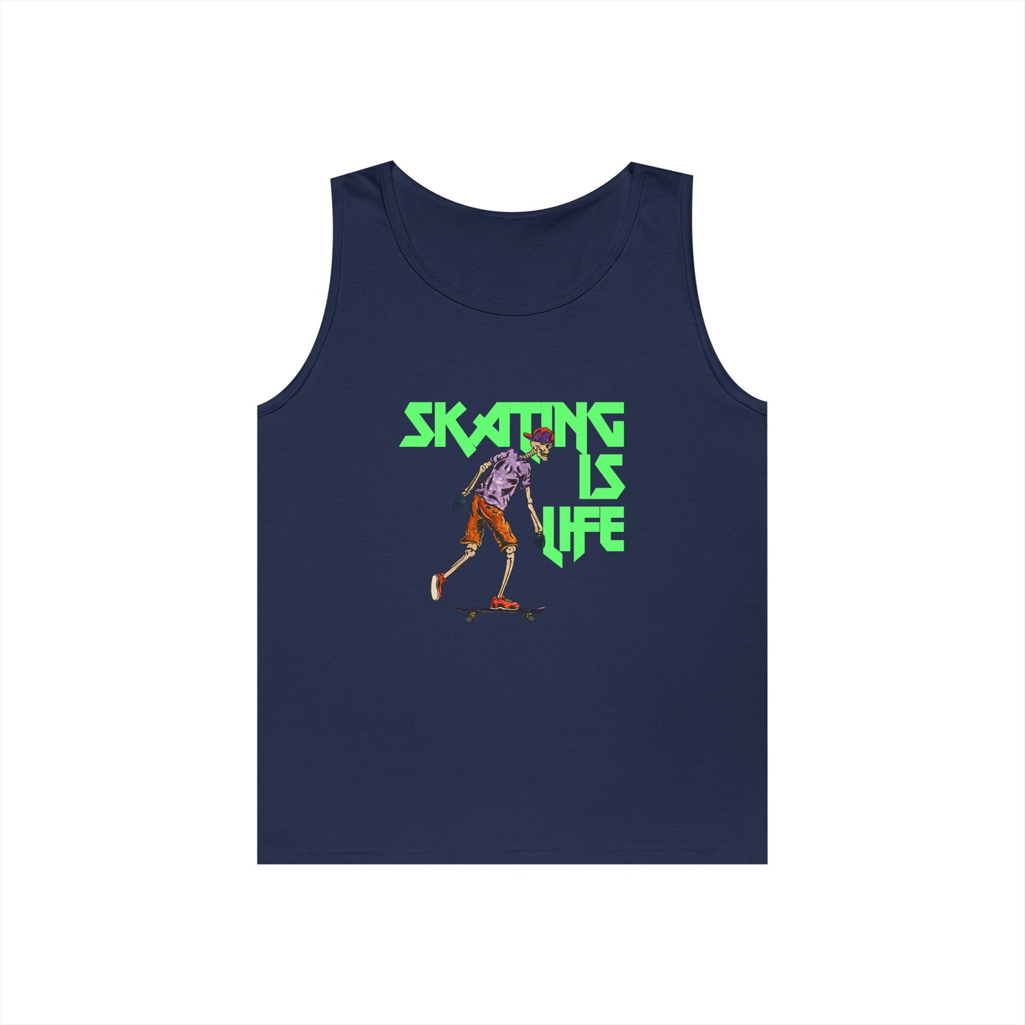 Skating is Life Unisex Heavy Cotton Tank Top