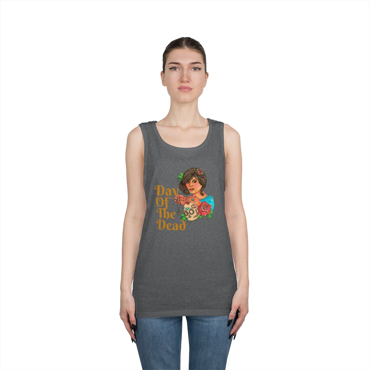 Day of the Dead Unisex Heavy Cotton Tank Top