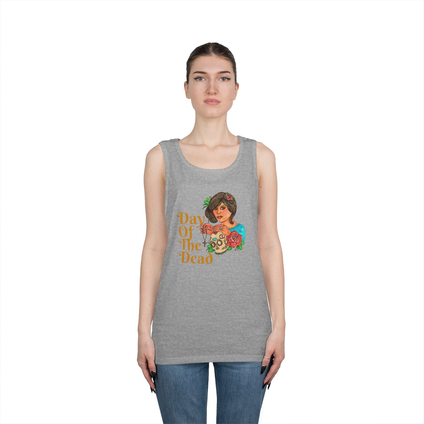 Day of the Dead Unisex Heavy Cotton Tank Top