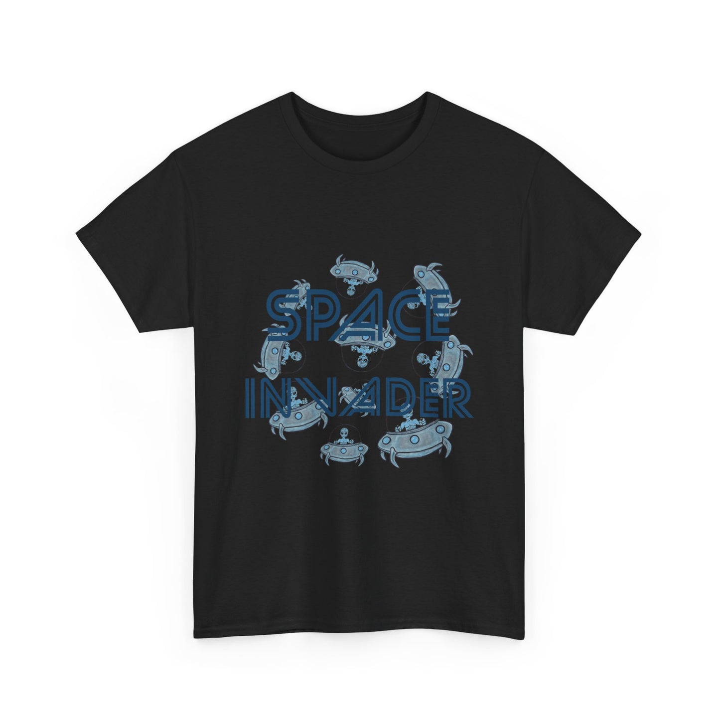 Space Invader Unisex Heavy Cotton Tee