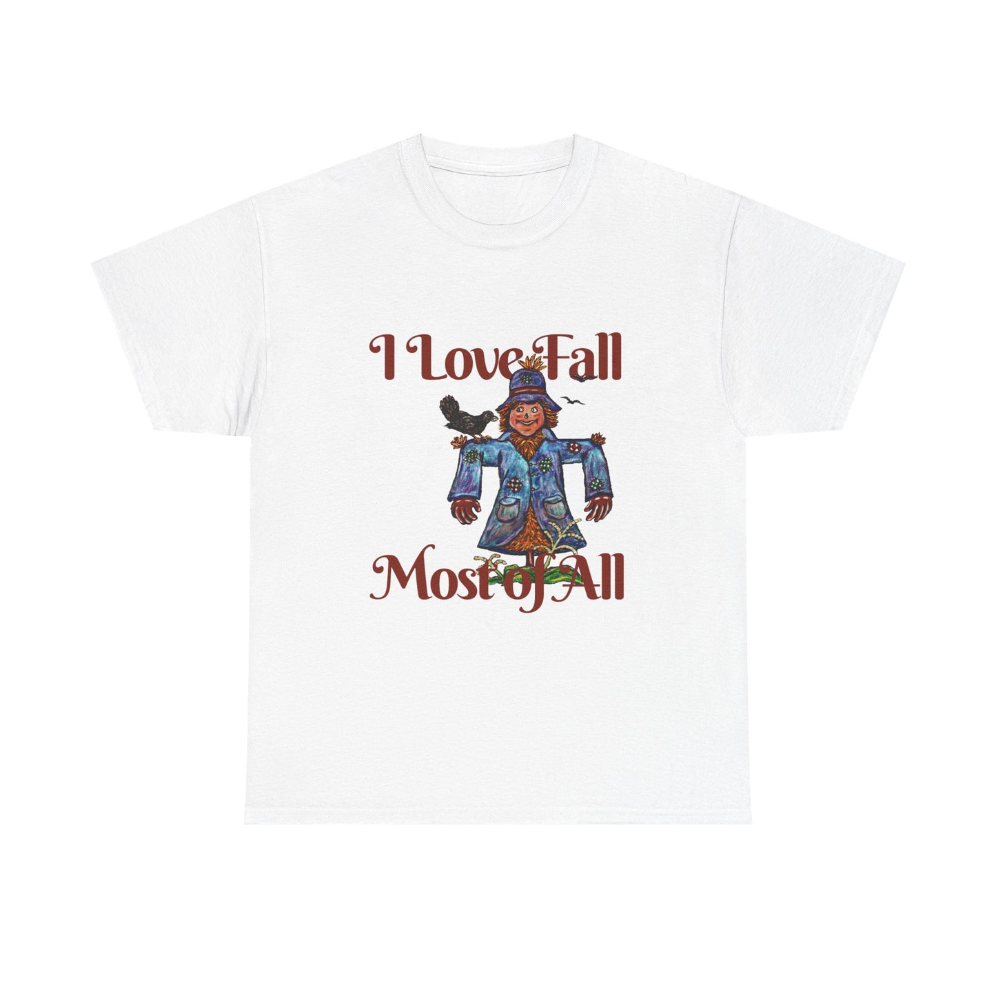 I Love Fall Most of All Unisex Heavy Cotton Tee