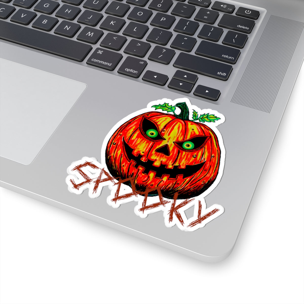 Spooky Jack-o-Lantern Kiss-Cut Stickers