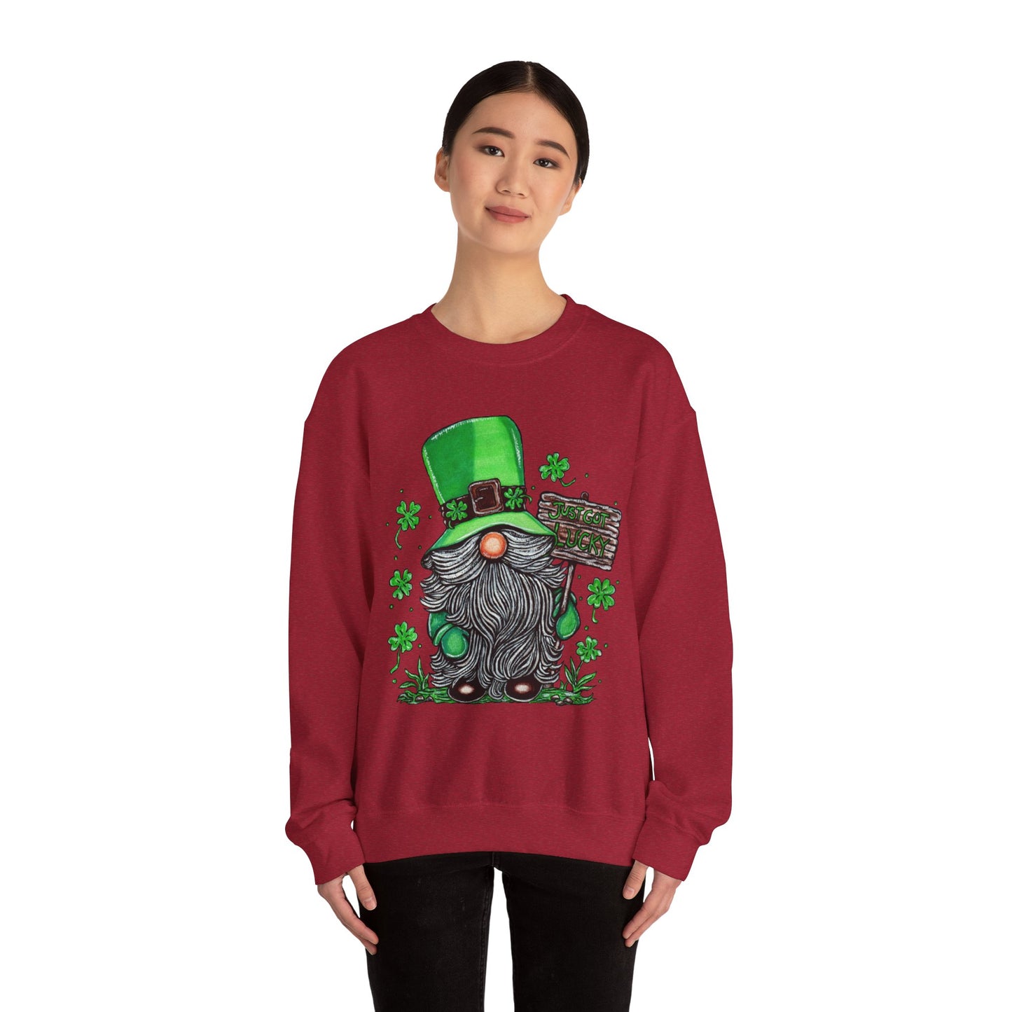 Gnomish Leprechaun Unisex Heavy Blend™ Crewneck Sweatshirt