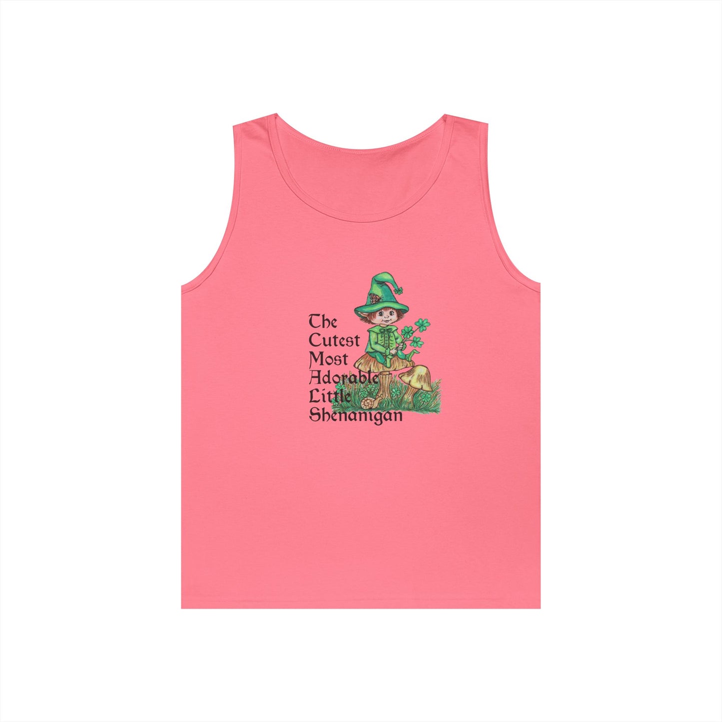 Cutest Leprechaun Unisex Heavy Cotton Tank Top