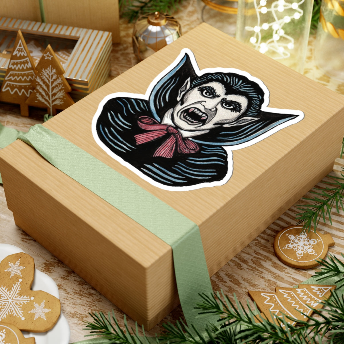 Dracula Kiss-Cut Stickers
