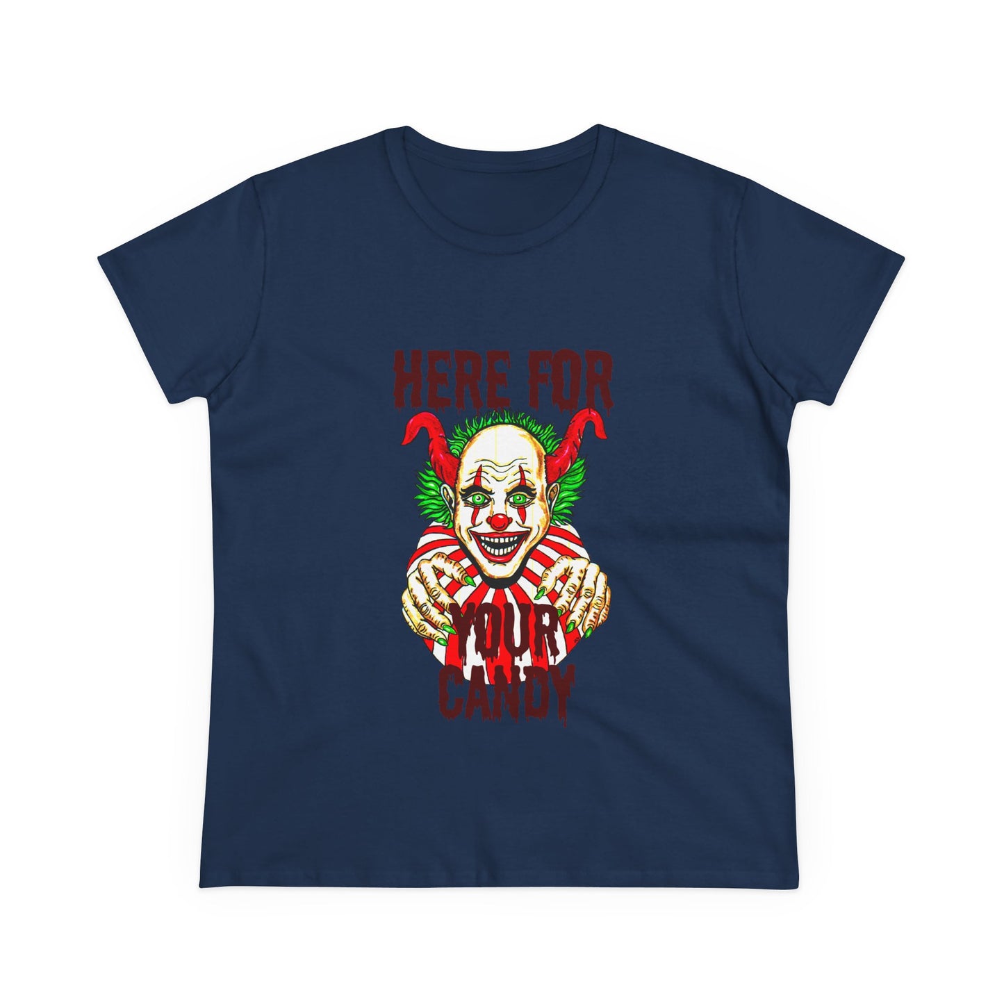 Here for Your Candy Women's Midweight Cotton Tee