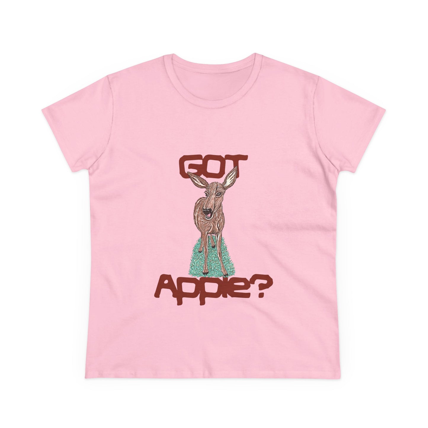 Got Apple? Women's Midweight Cotton Tee