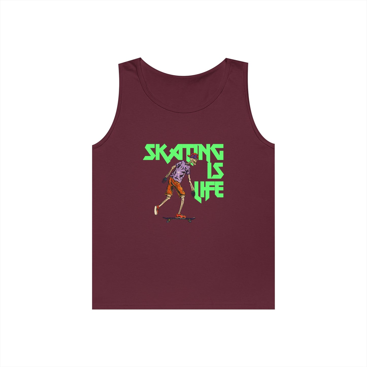 Skating is Life Unisex Heavy Cotton Tank Top