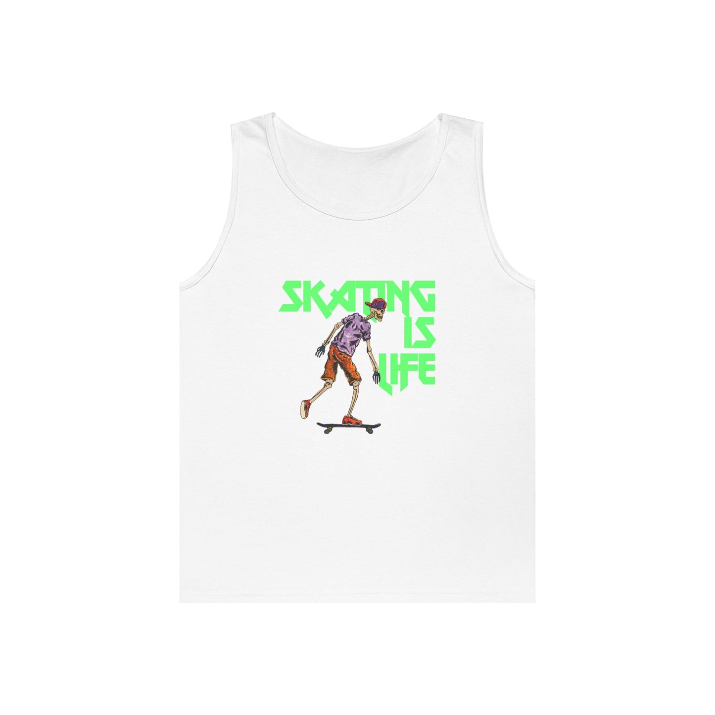 Skating is Life Unisex Heavy Cotton Tank Top