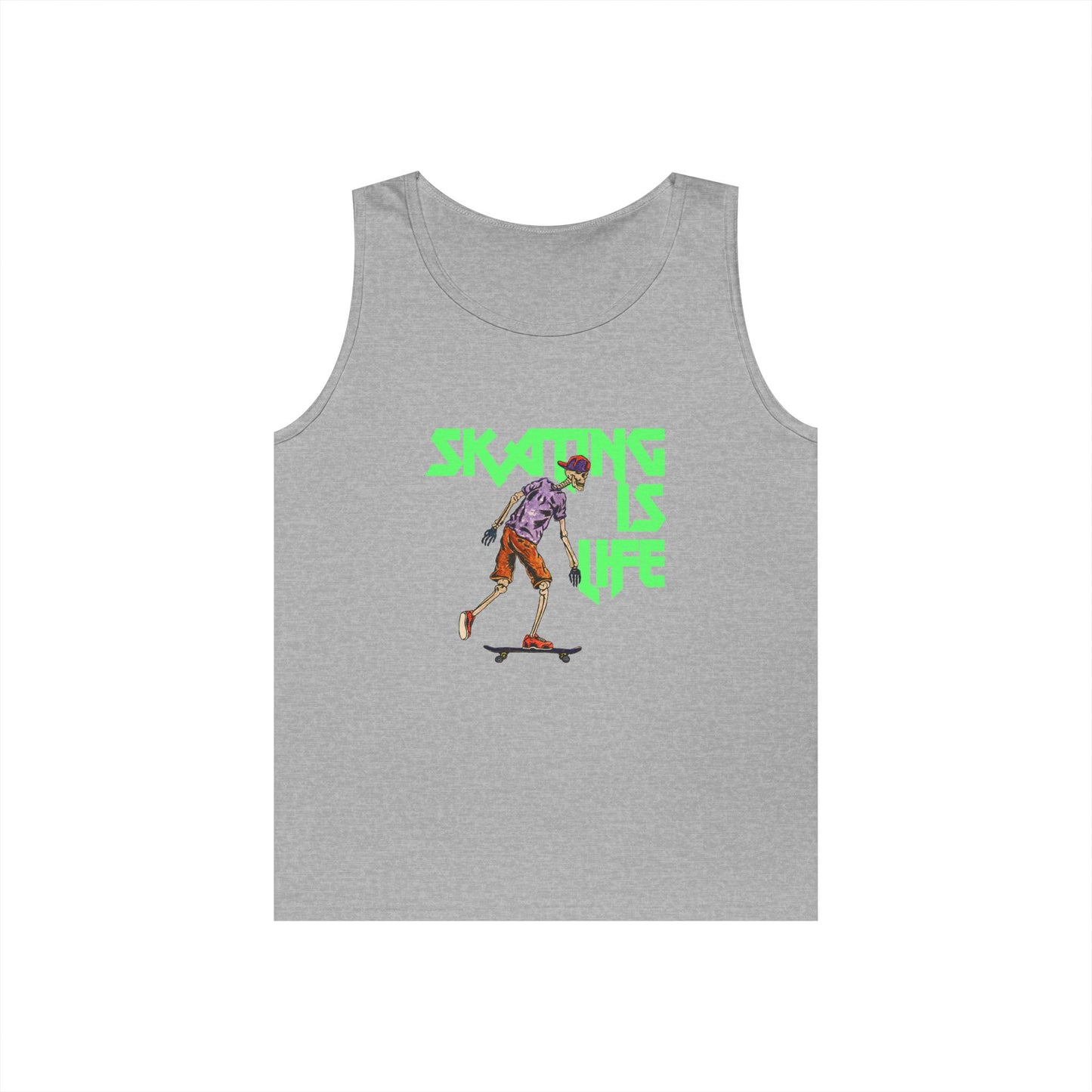 Skating is Life Unisex Heavy Cotton Tank Top