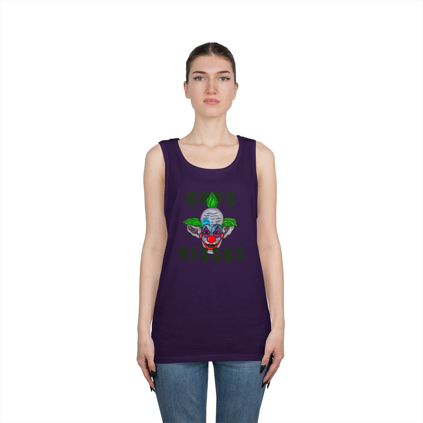 Hugs, Kisses Unisex Heavy Cotton Tank Top