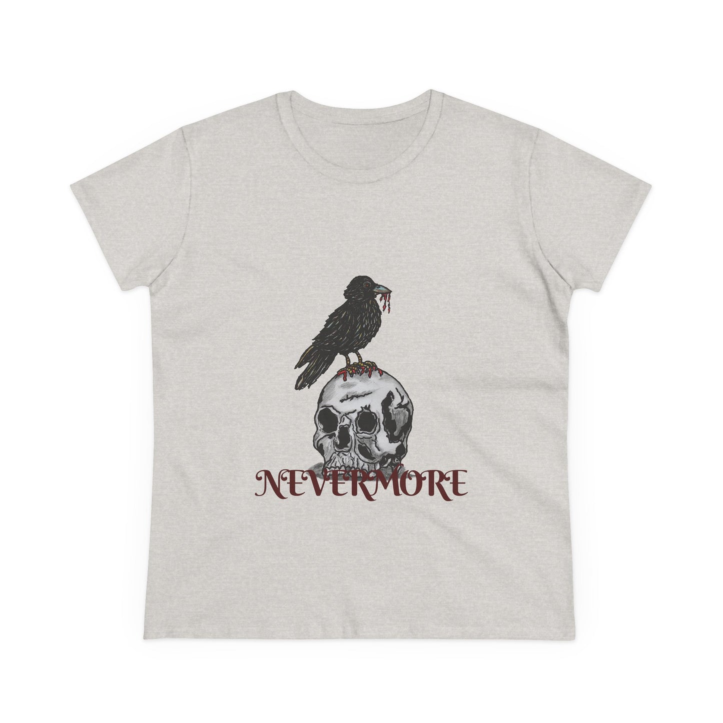 Nevermore Women's Midweight Cotton Tee