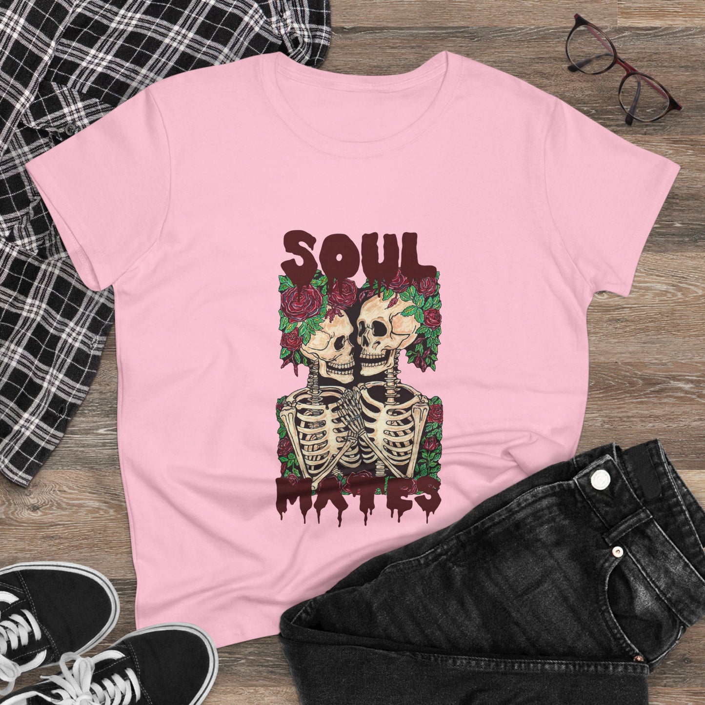Soul Mates Women's Midweight Cotton Tee