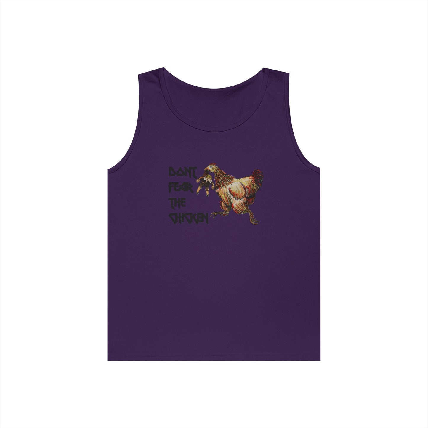 Don't Fear the Chicken Unisex Heavy Cotton Tank Top