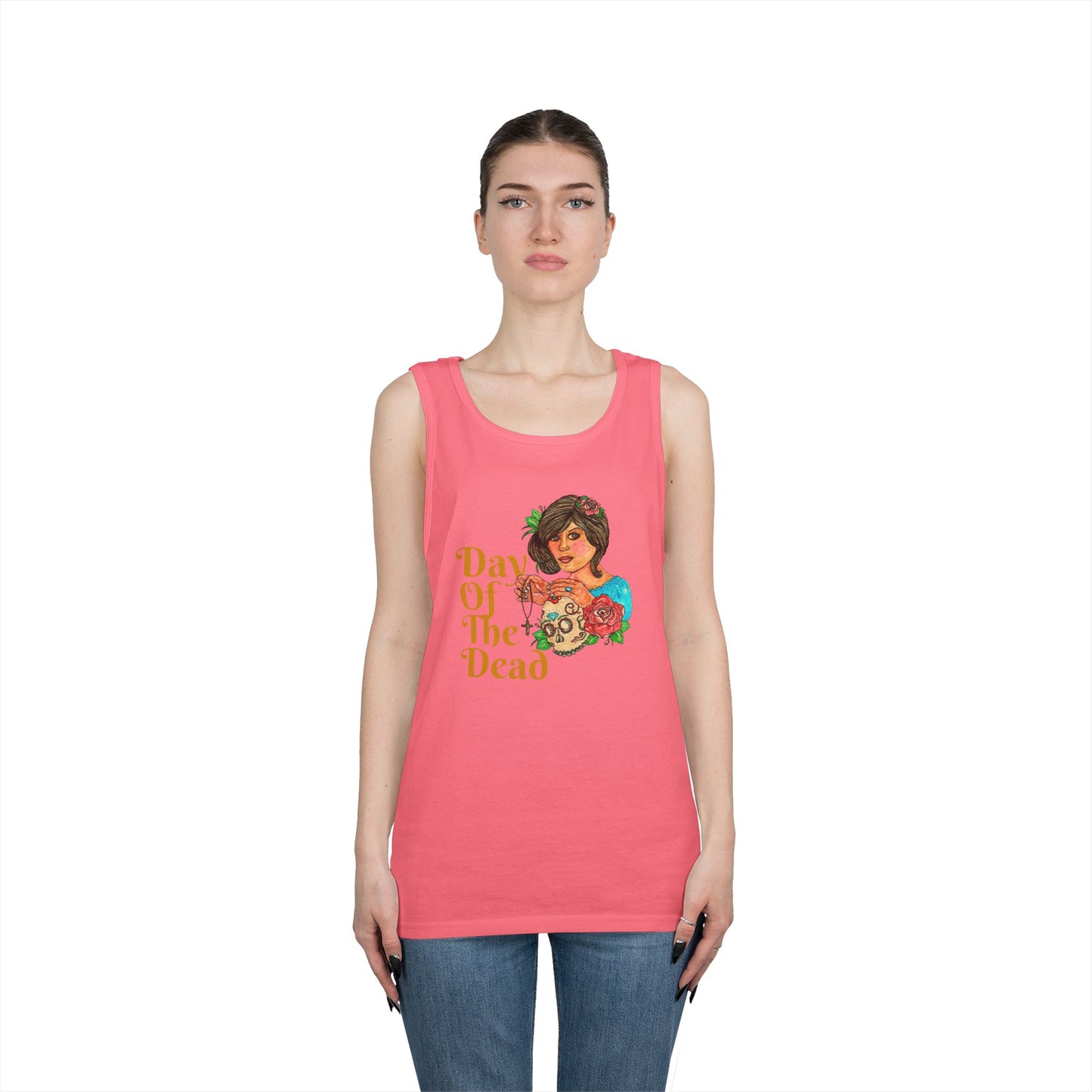 Day of the Dead Unisex Heavy Cotton Tank Top
