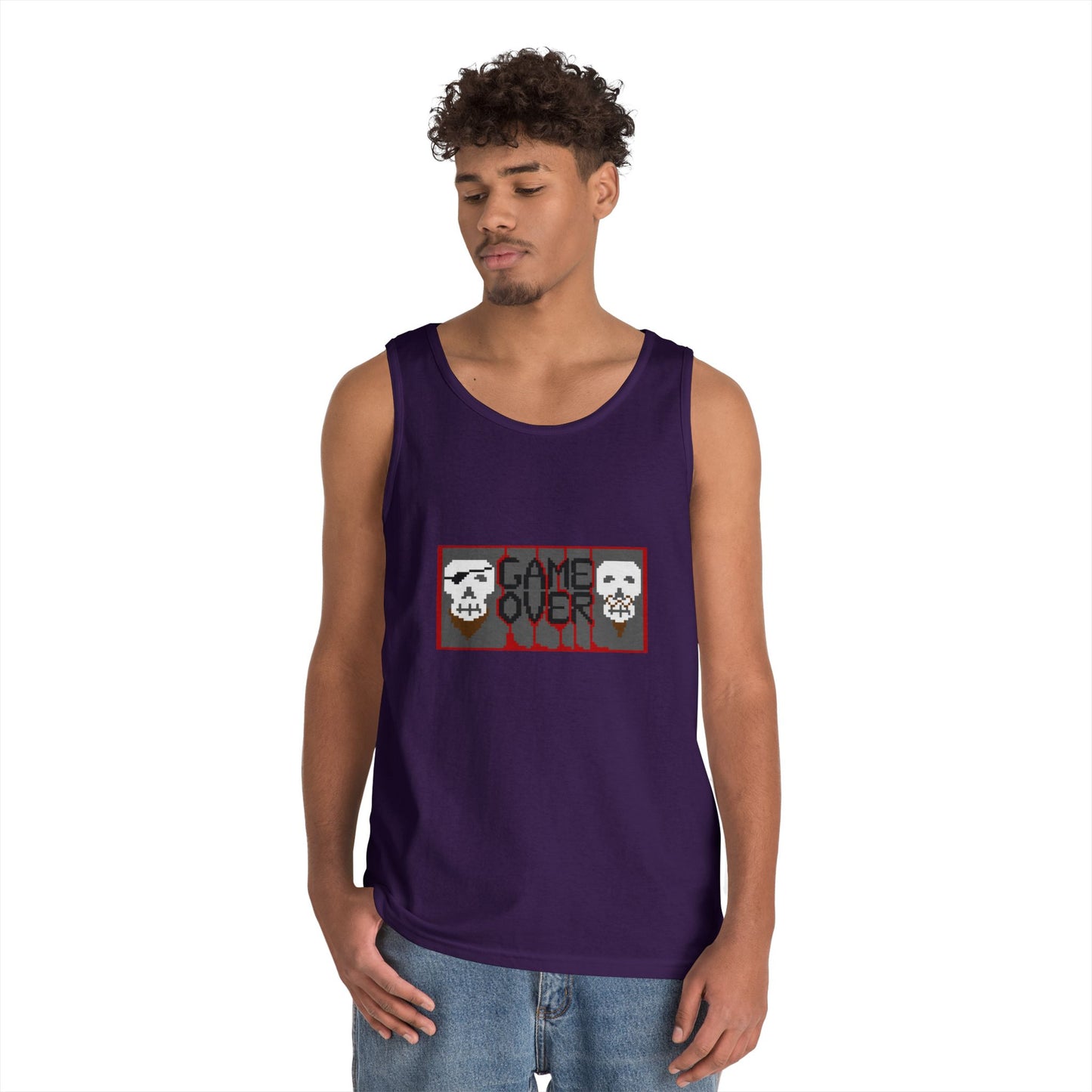 Game Over Unisex Heavy Cotton Tank Top