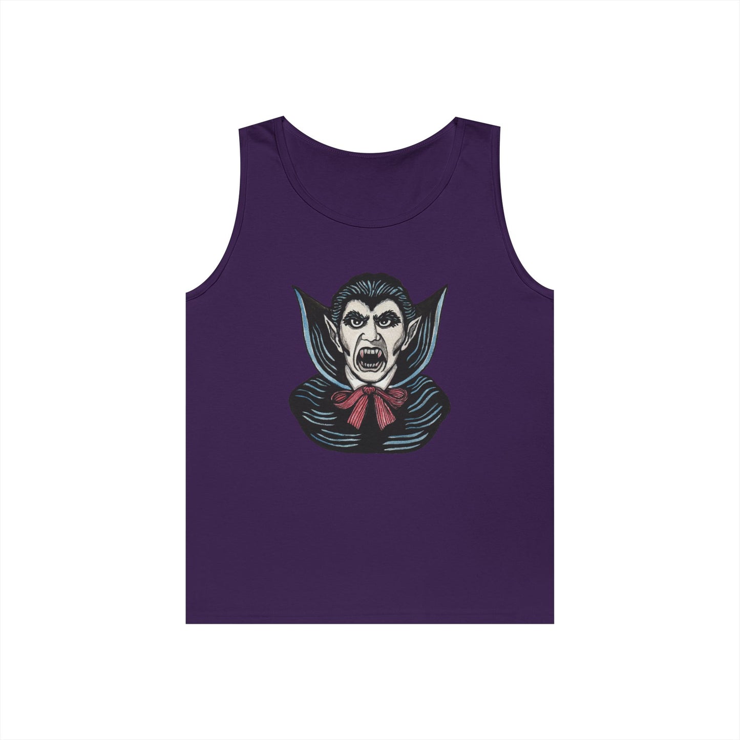 Dracula Unisex Heavy Cotton Tank Top