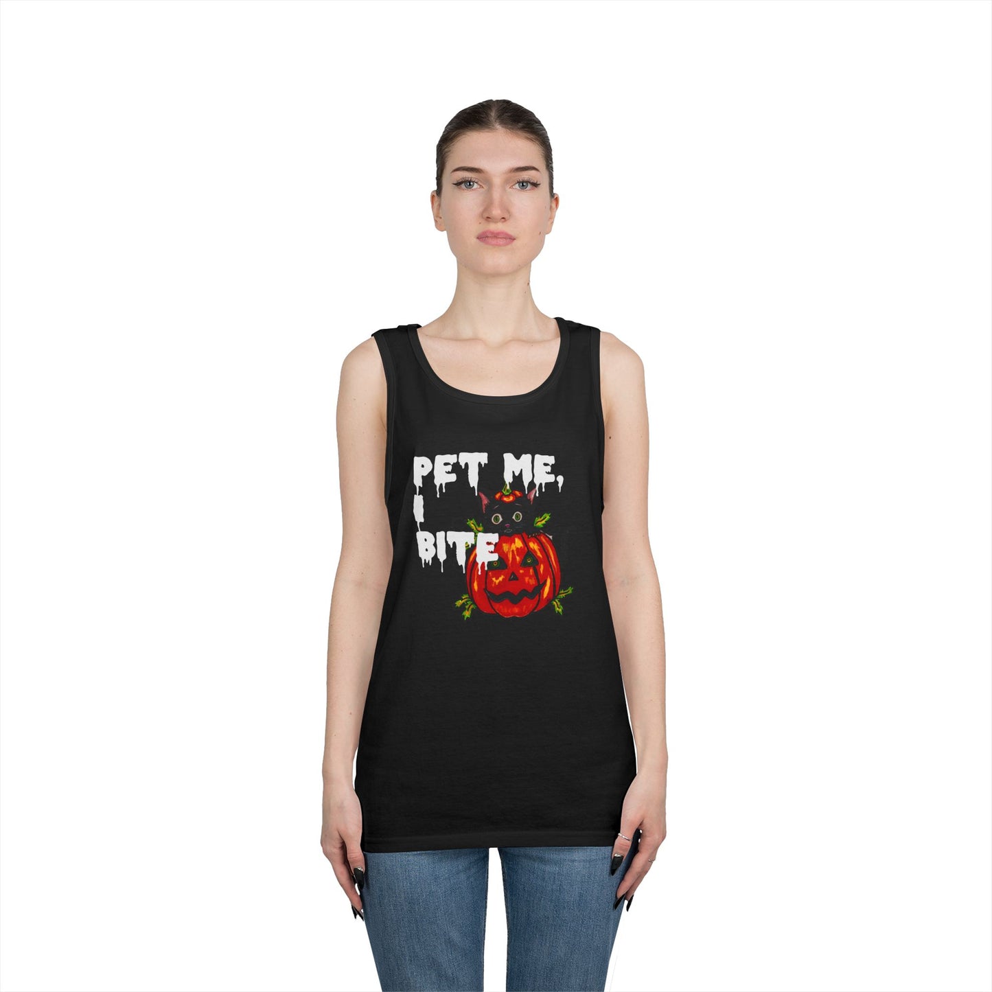 Pet Me Unisex Heavy Cotton Tank Top