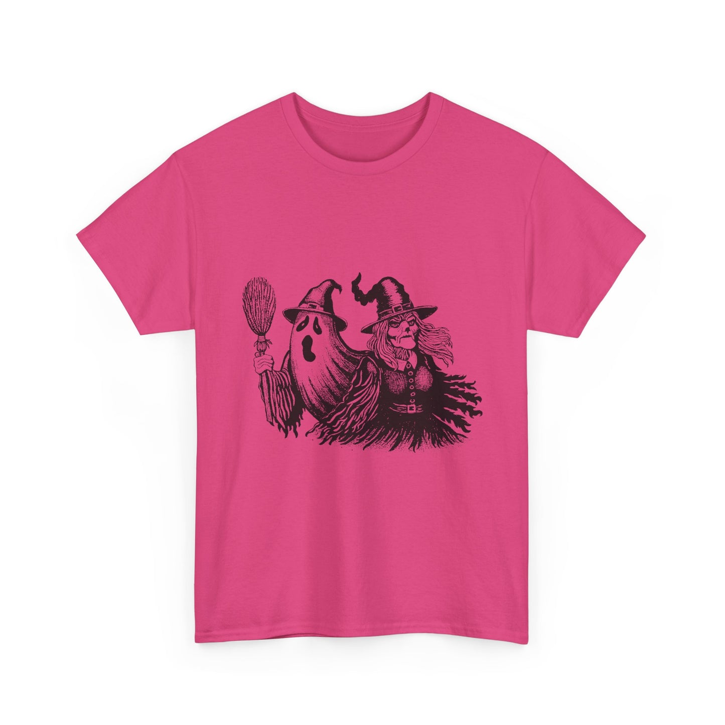 Ghost and Witch Unisex Heavy Cotton Tee