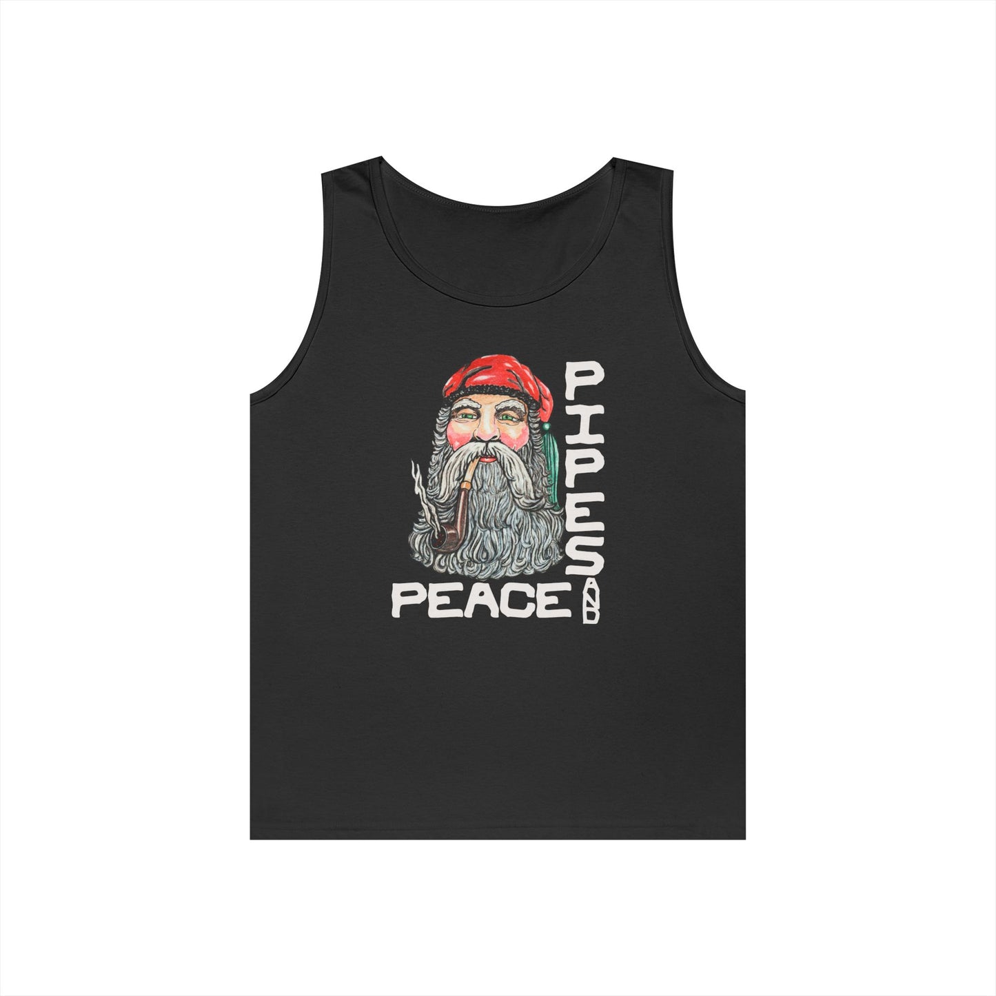 Pipes and Peace Unisex Heavy Cotton Tank Top