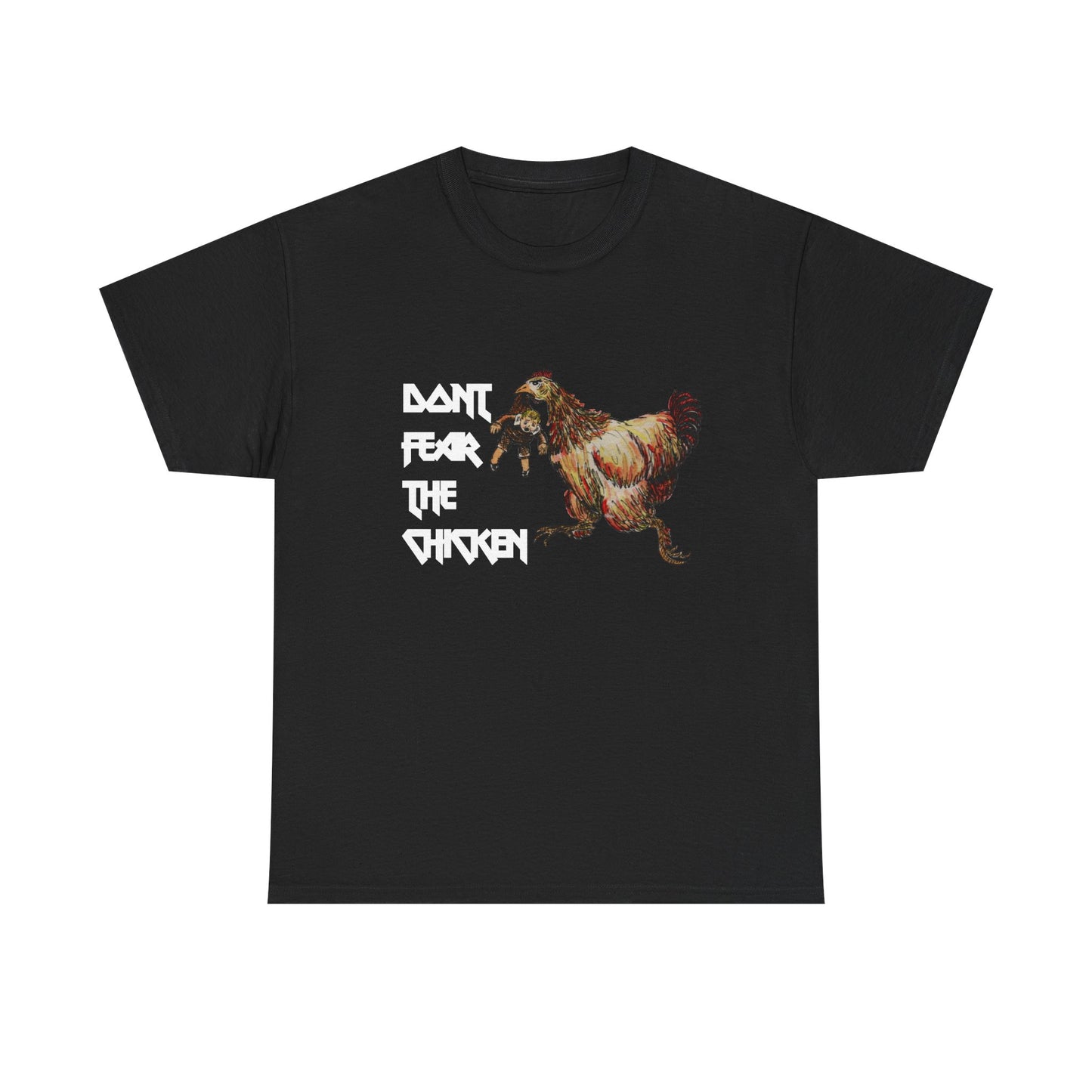 Don't Fear the Chicken Unisex Heavy Cotton Tee