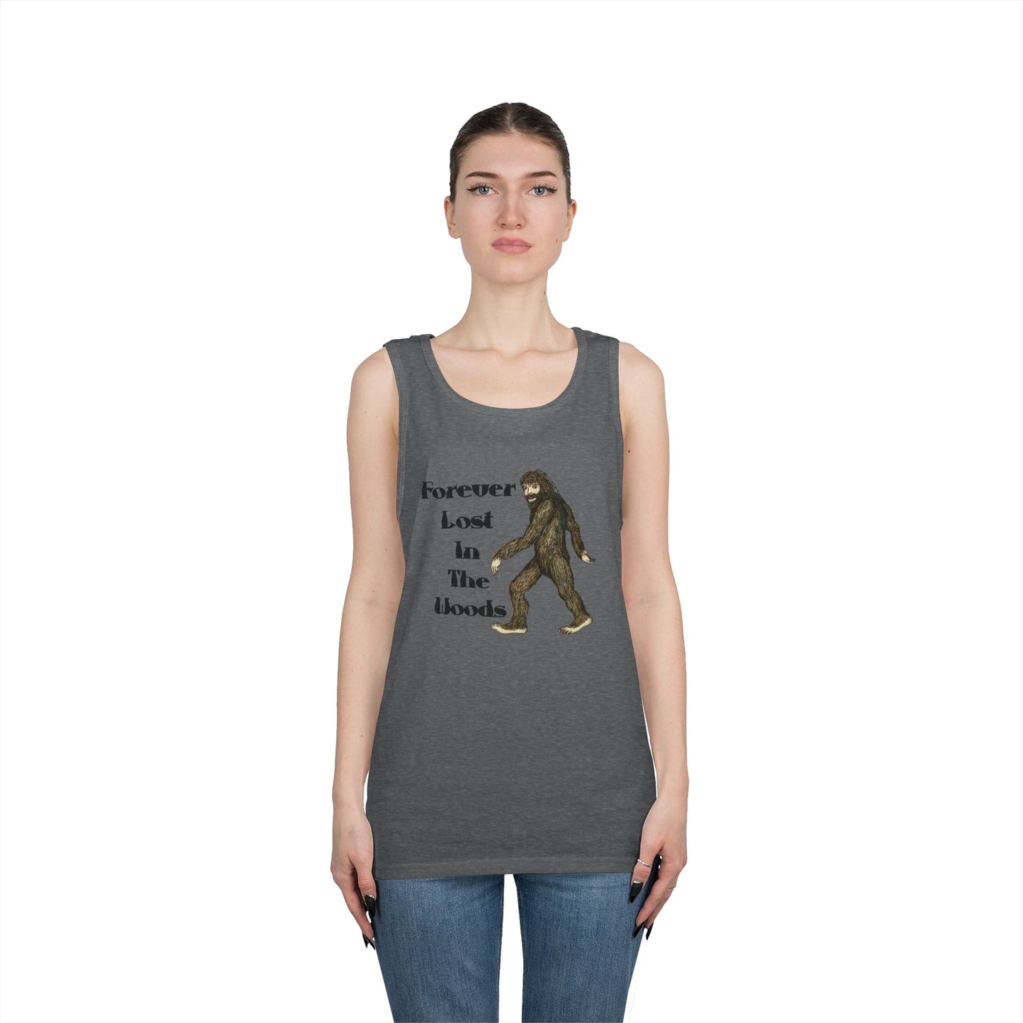 Lost in the Woods Unisex Heavy Cotton Tank Top