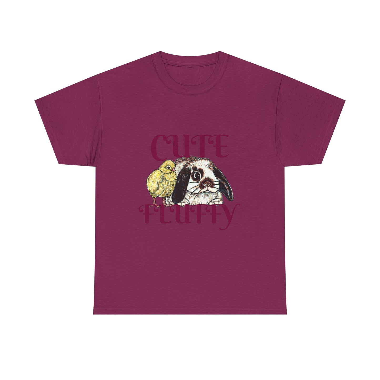 Cute and Fluffy Unisex Heavy Cotton Tee