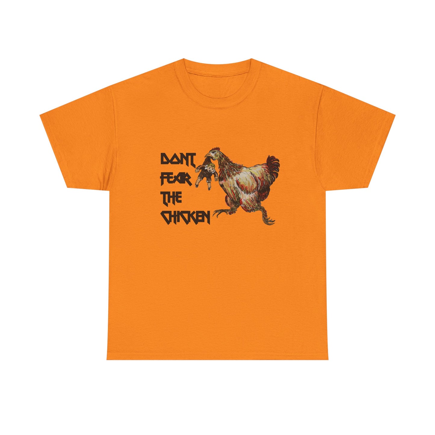 Don't Fear the Chicken Unisex Heavy Cotton Tee