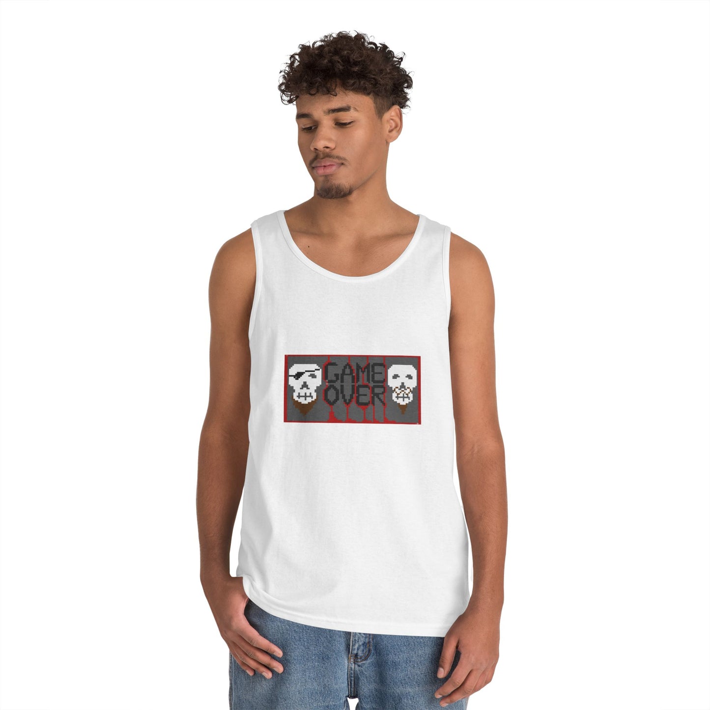 Game Over Unisex Heavy Cotton Tank Top