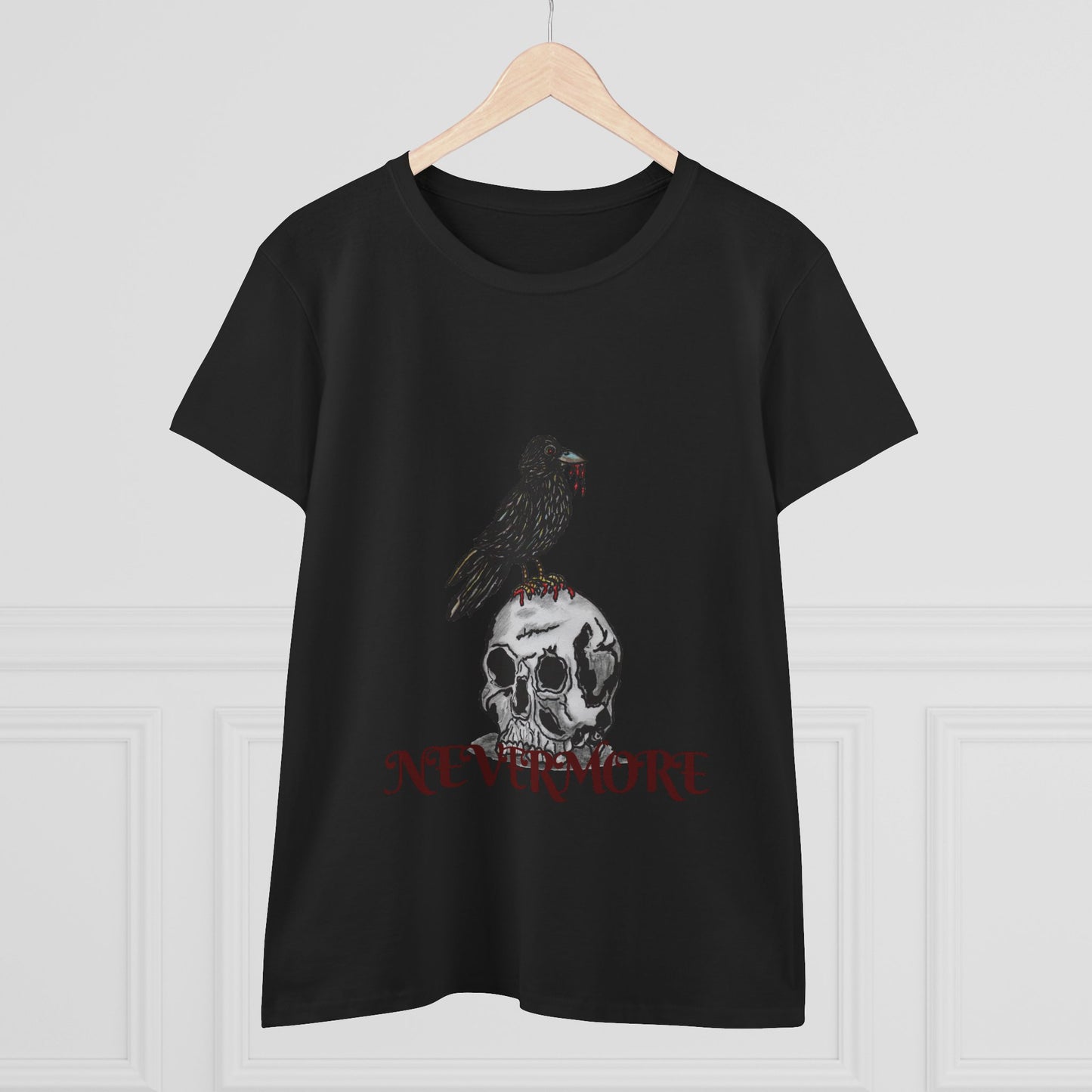 Nevermore Women's Midweight Cotton Tee
