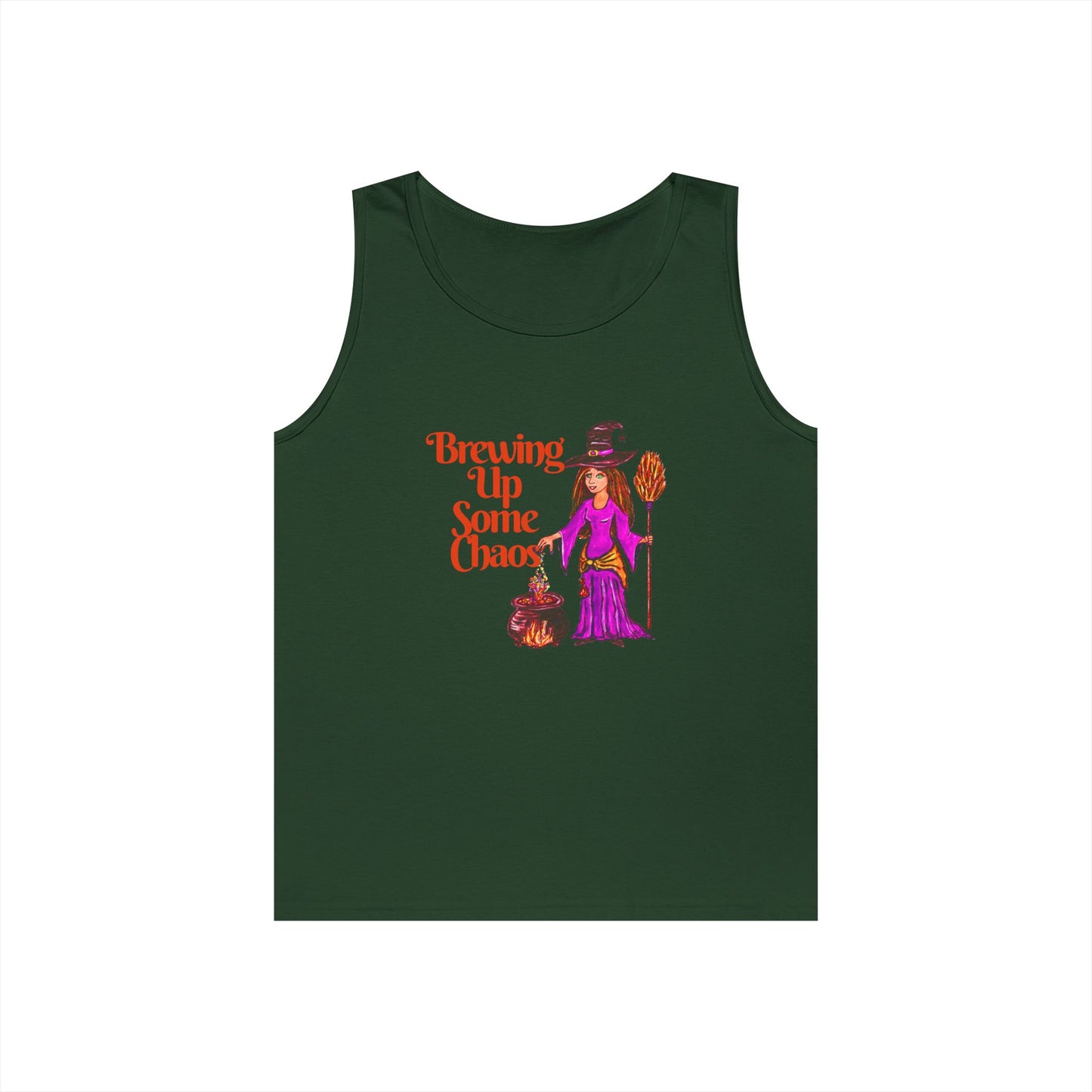 Brewing Up Some Chaos Unisex Heavy Cotton Tank Top