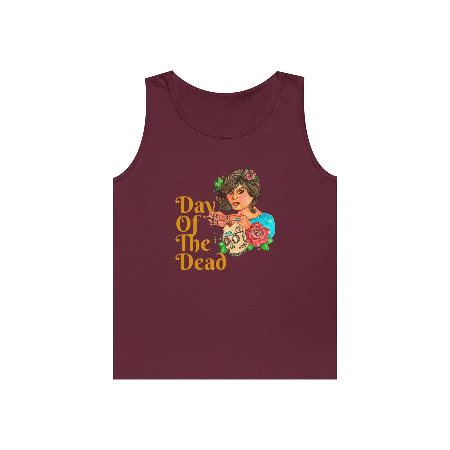 Day of the Dead Unisex Heavy Cotton Tank Top