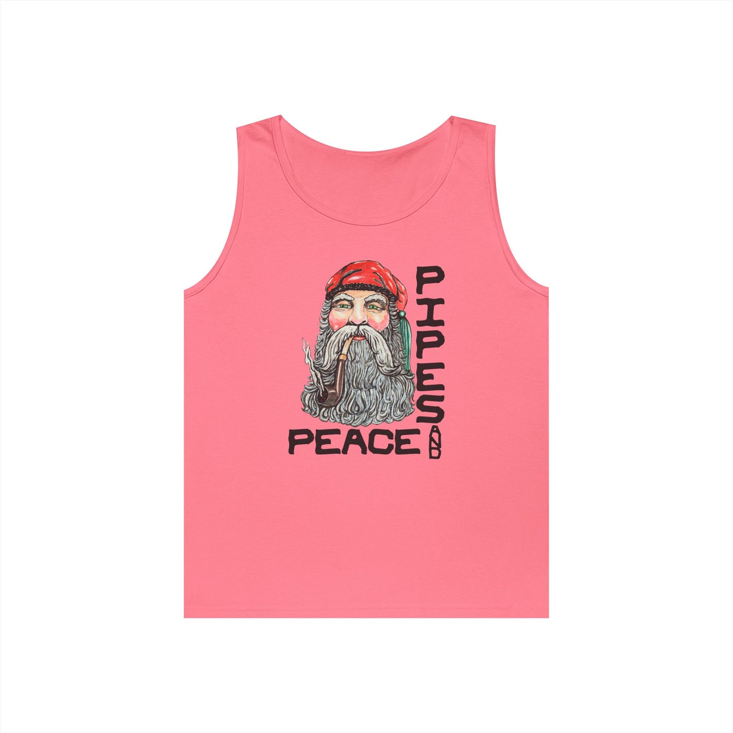 Pipes and Peace Unisex Heavy Cotton Tank Top
