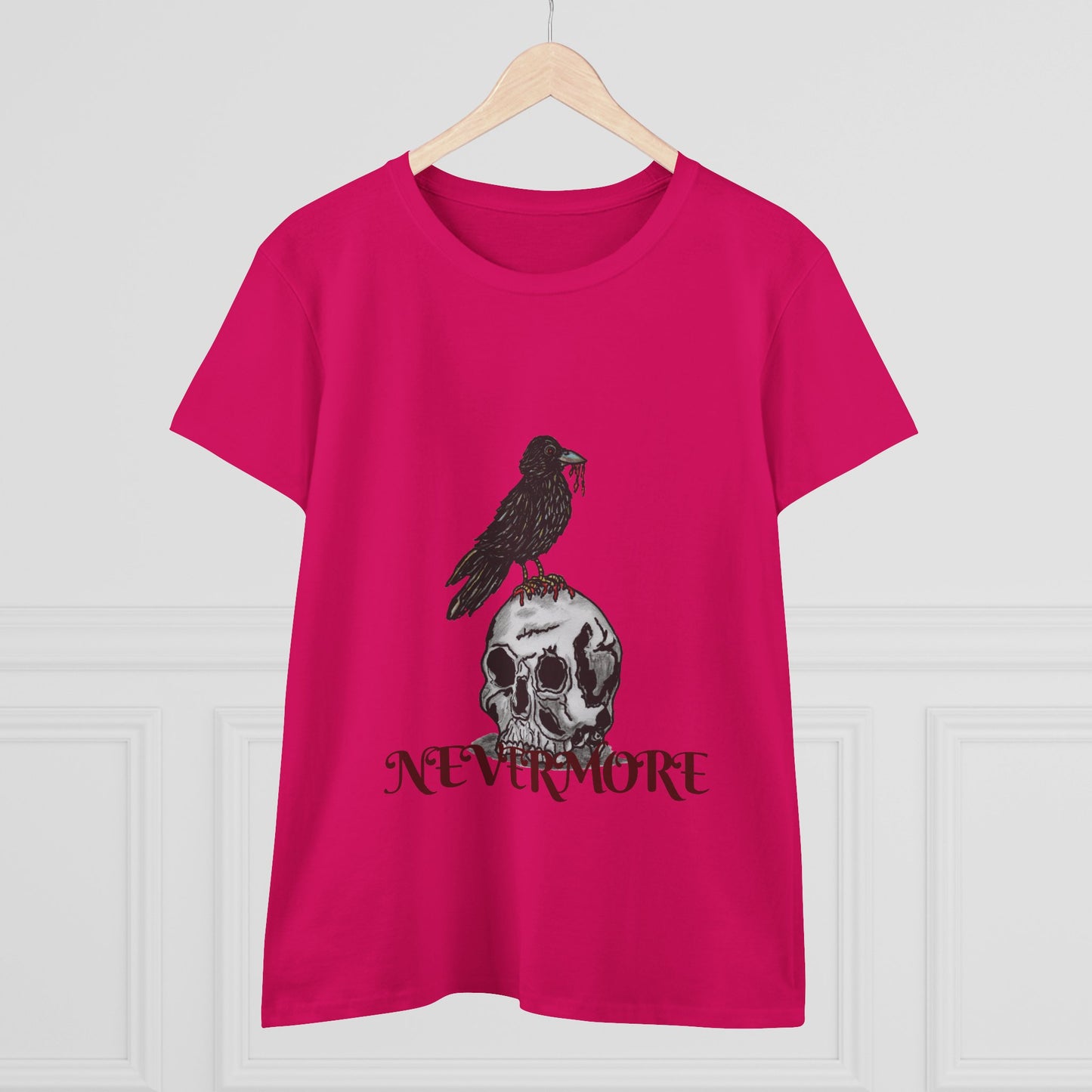 Nevermore Women's Midweight Cotton Tee