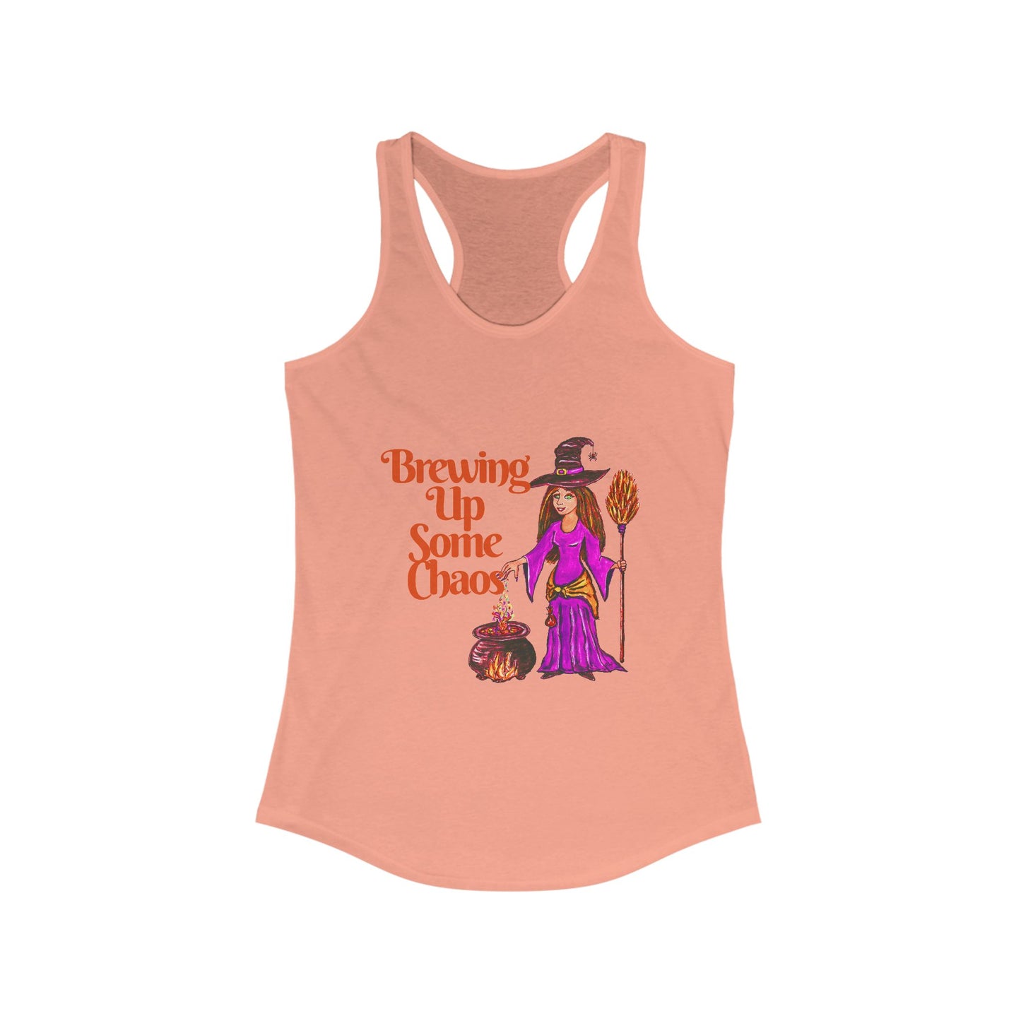 Brewing Up Some Chaos Women's Ideal Racerback Tank