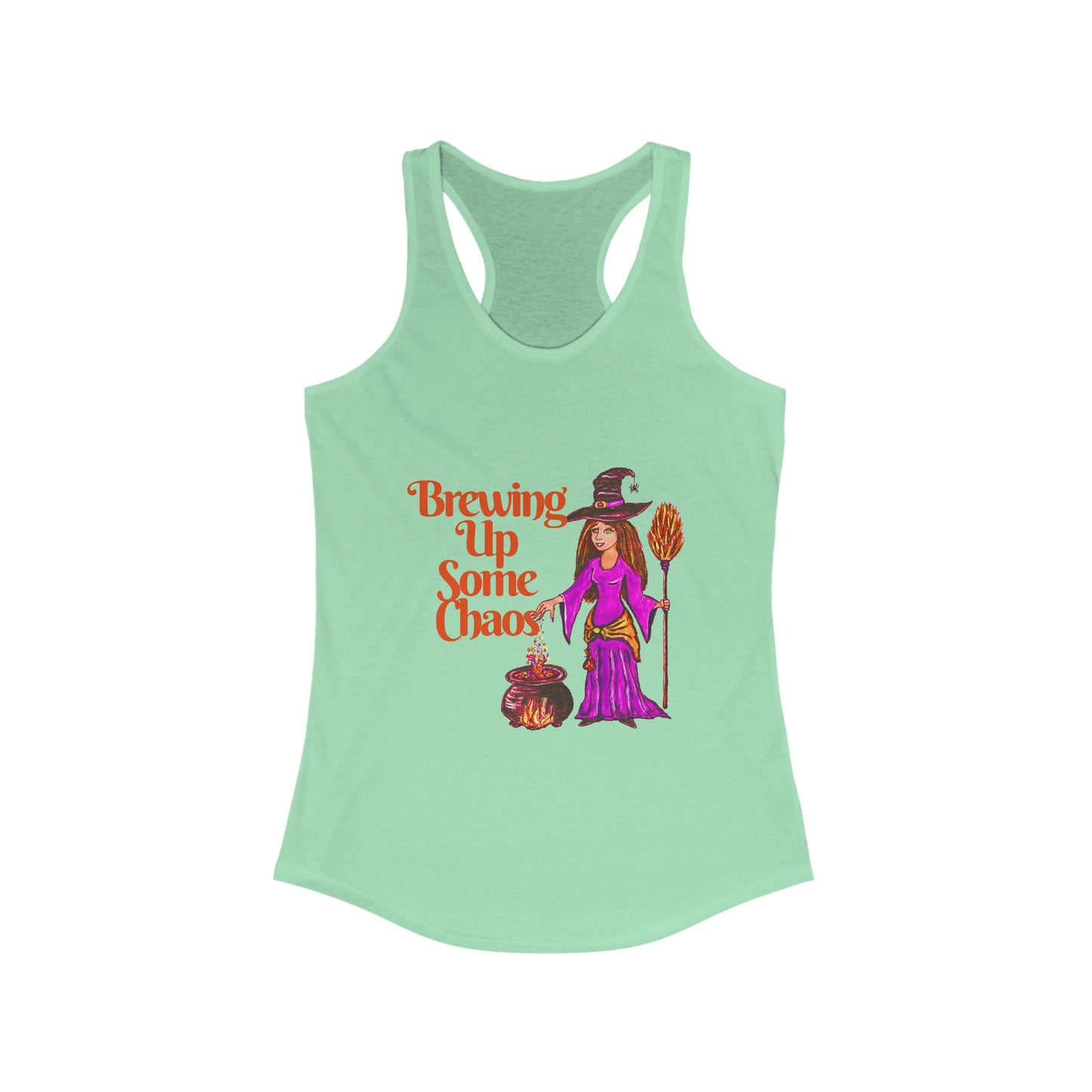 Brewing Up Some Chaos Women's Ideal Racerback Tank
