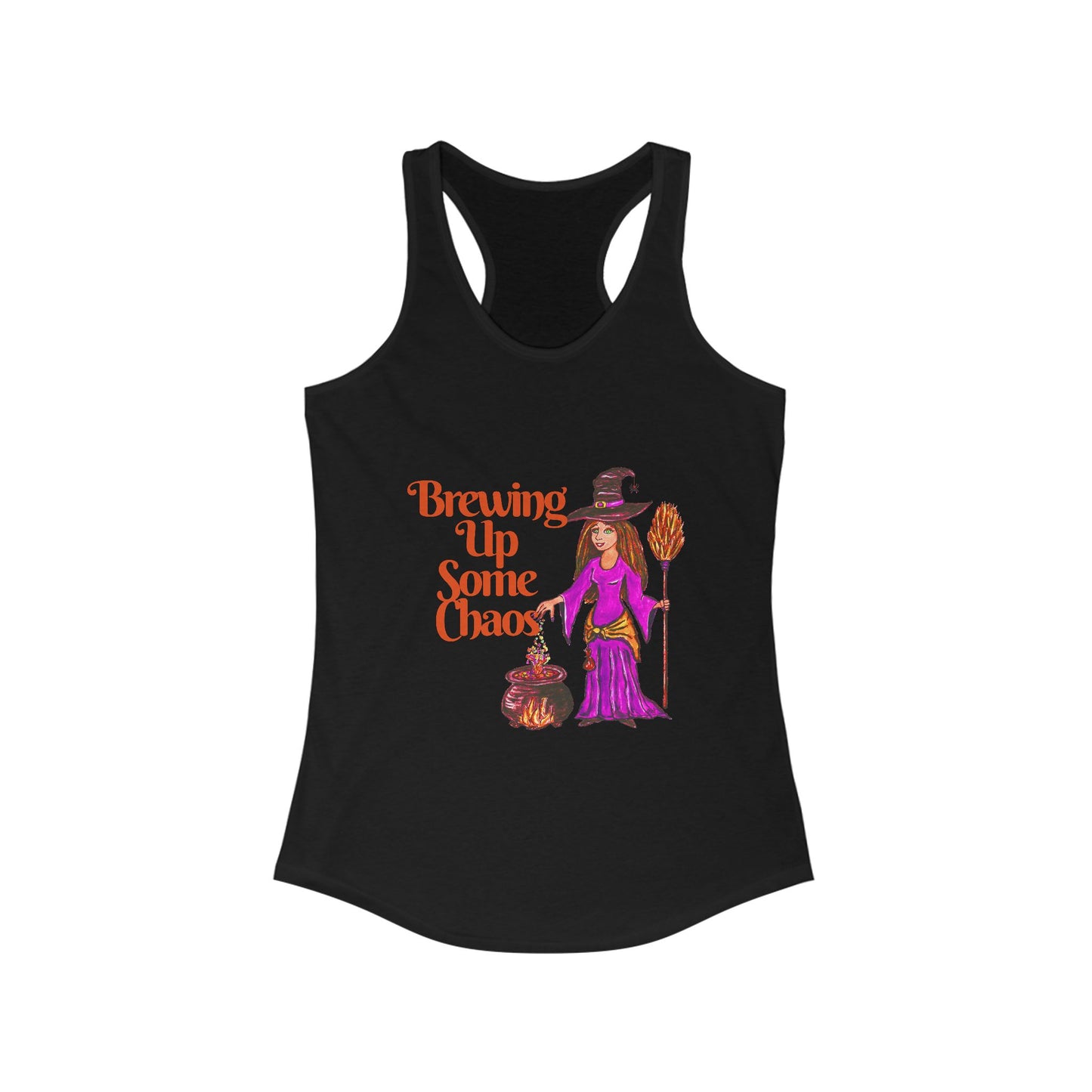 Brewing Up Some Chaos Women's Ideal Racerback Tank