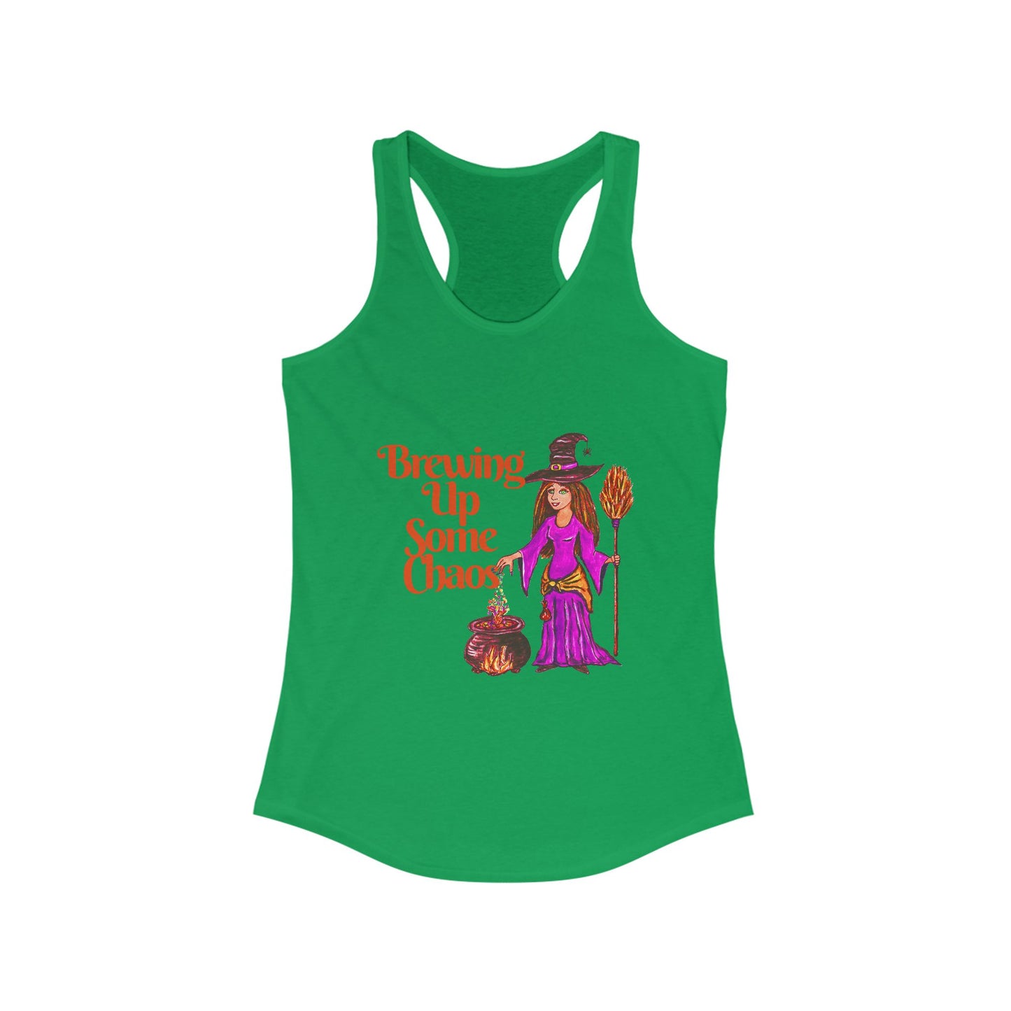 Brewing Up Some Chaos Women's Ideal Racerback Tank