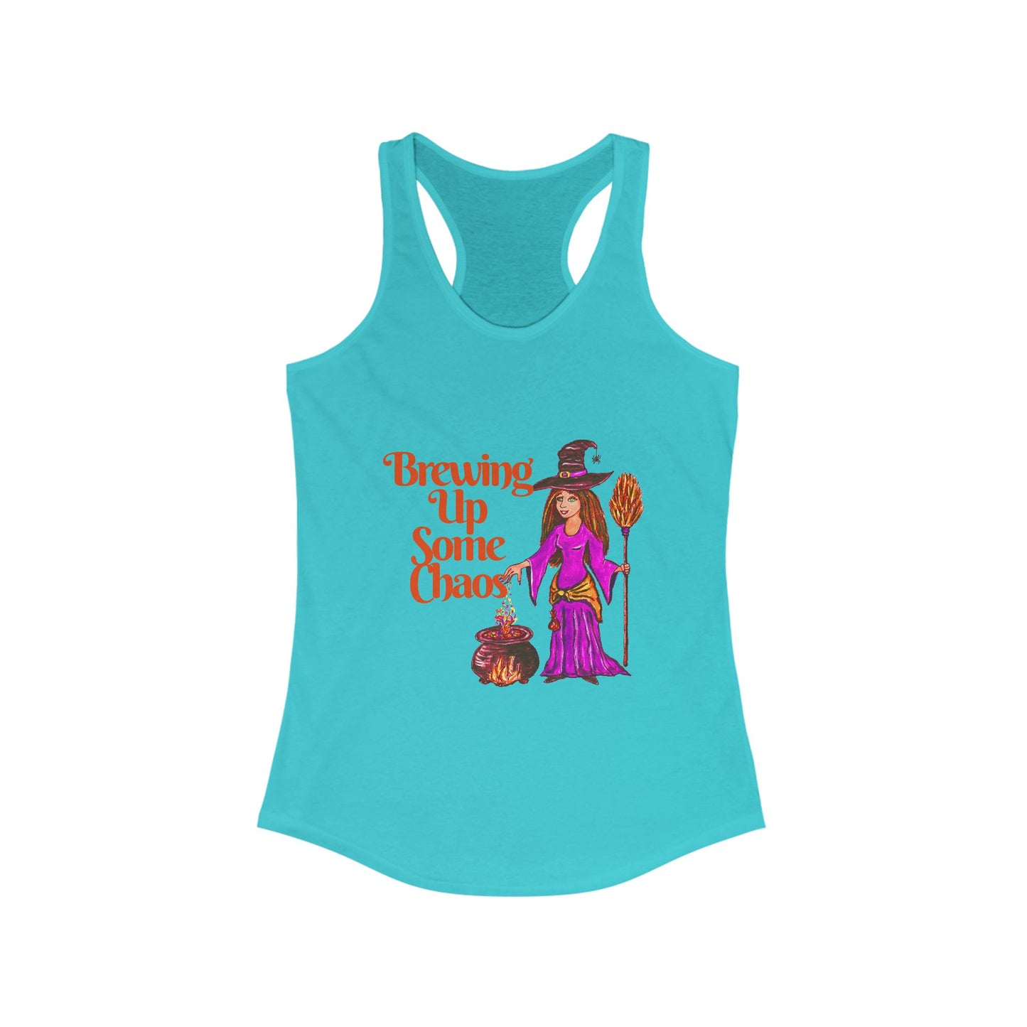 Brewing Up Some Chaos Women's Ideal Racerback Tank
