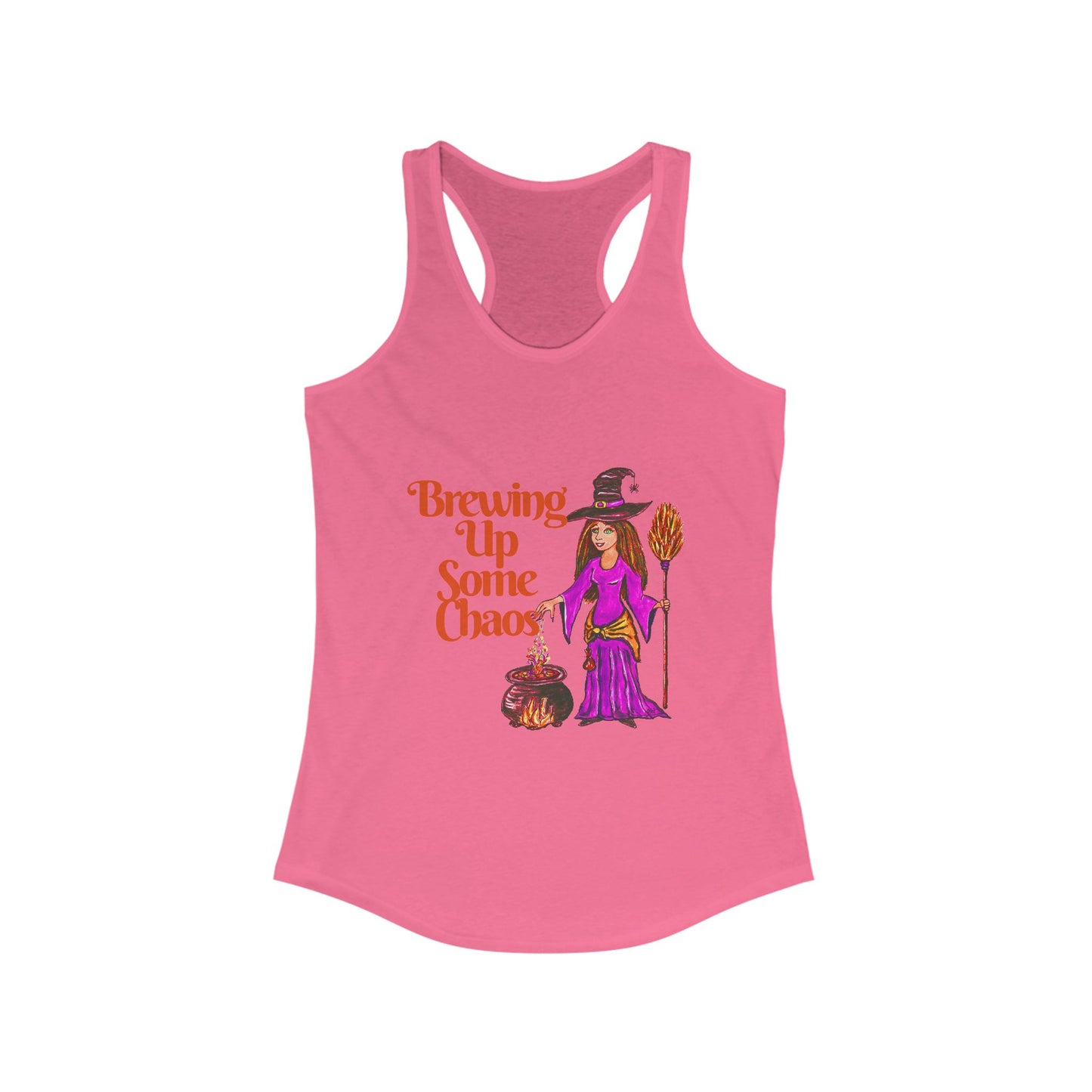Brewing Up Some Chaos Women's Ideal Racerback Tank