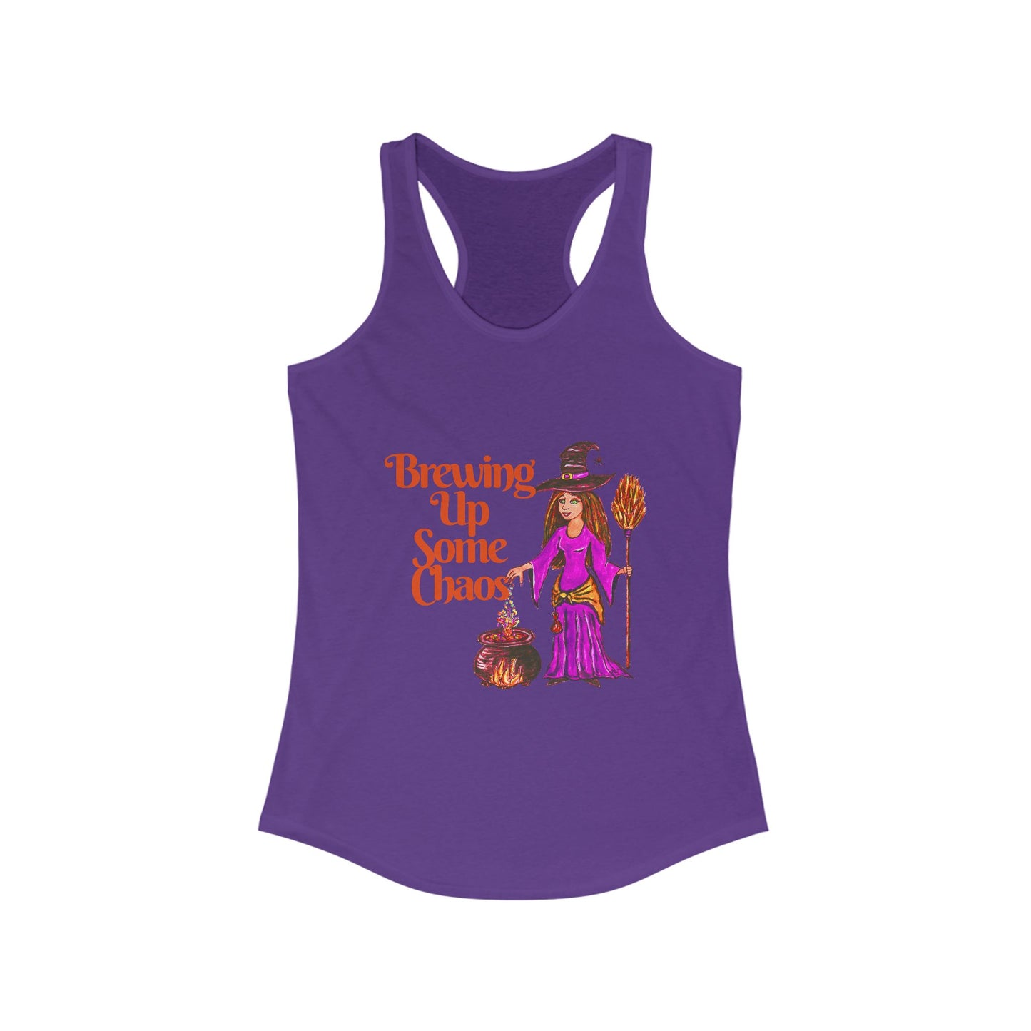 Brewing Up Some Chaos Women's Ideal Racerback Tank