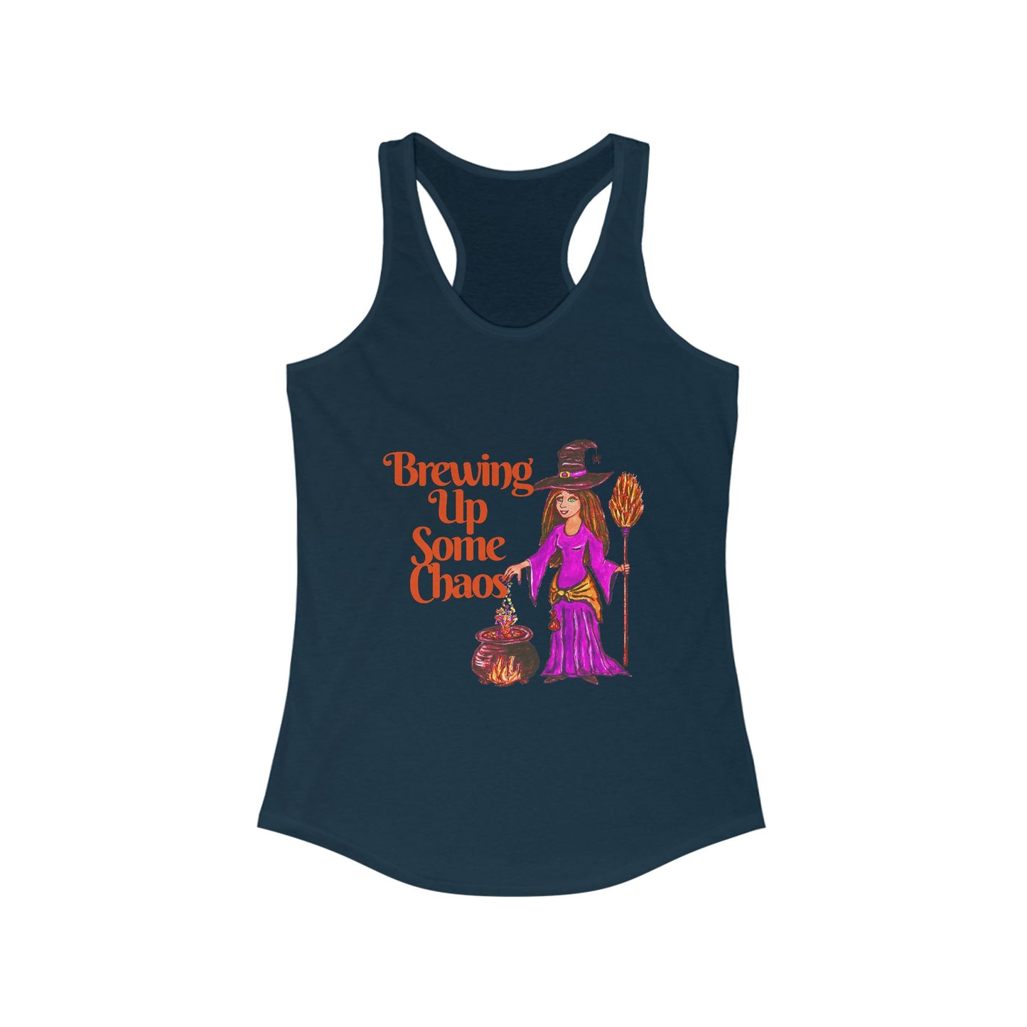 Brewing Up Some Chaos Women's Ideal Racerback Tank
