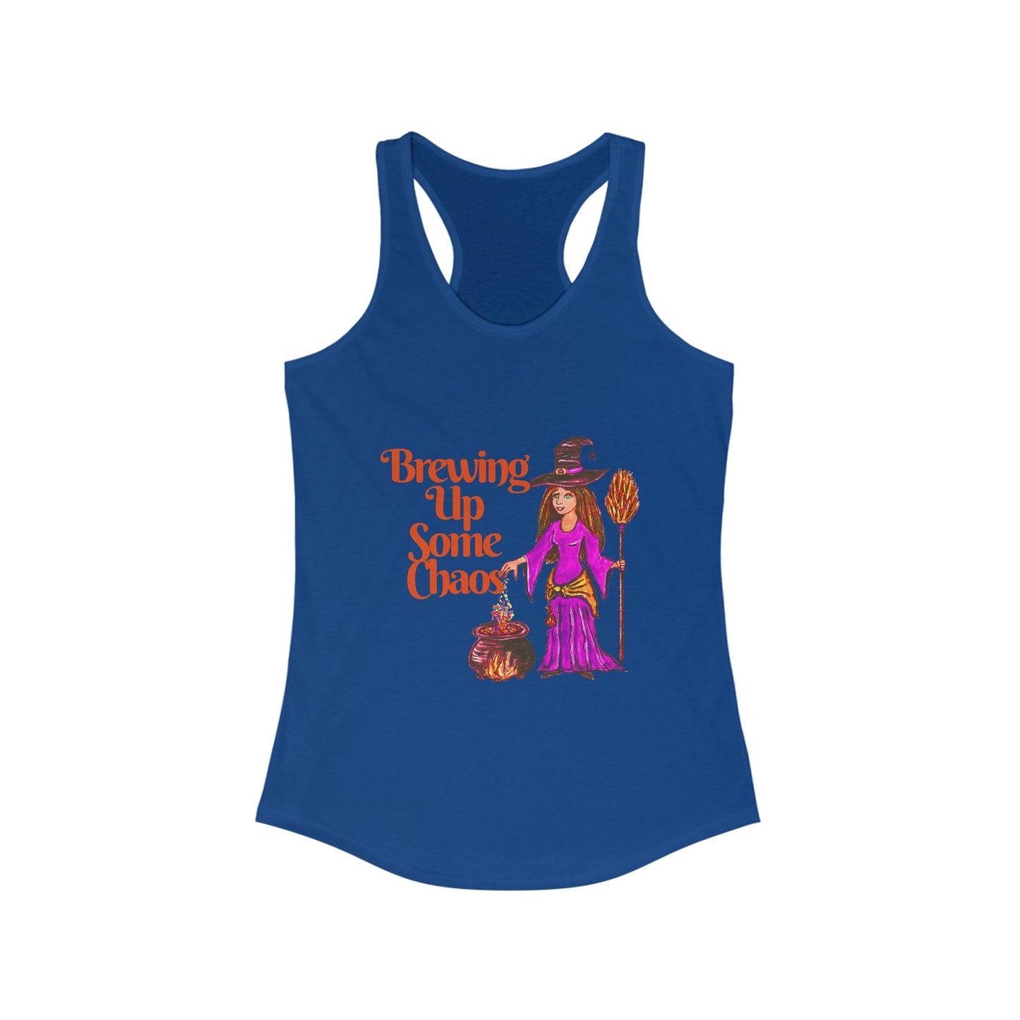 Brewing Up Some Chaos Women's Ideal Racerback Tank