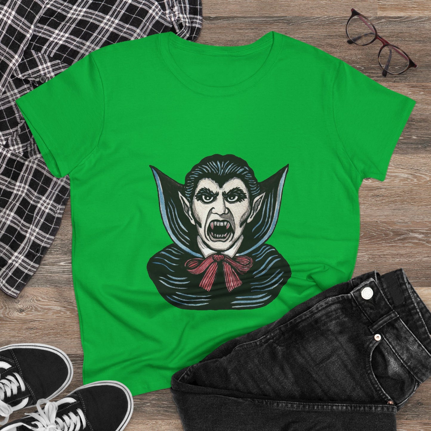 Dracula Women's Midweight Cotton Tee
