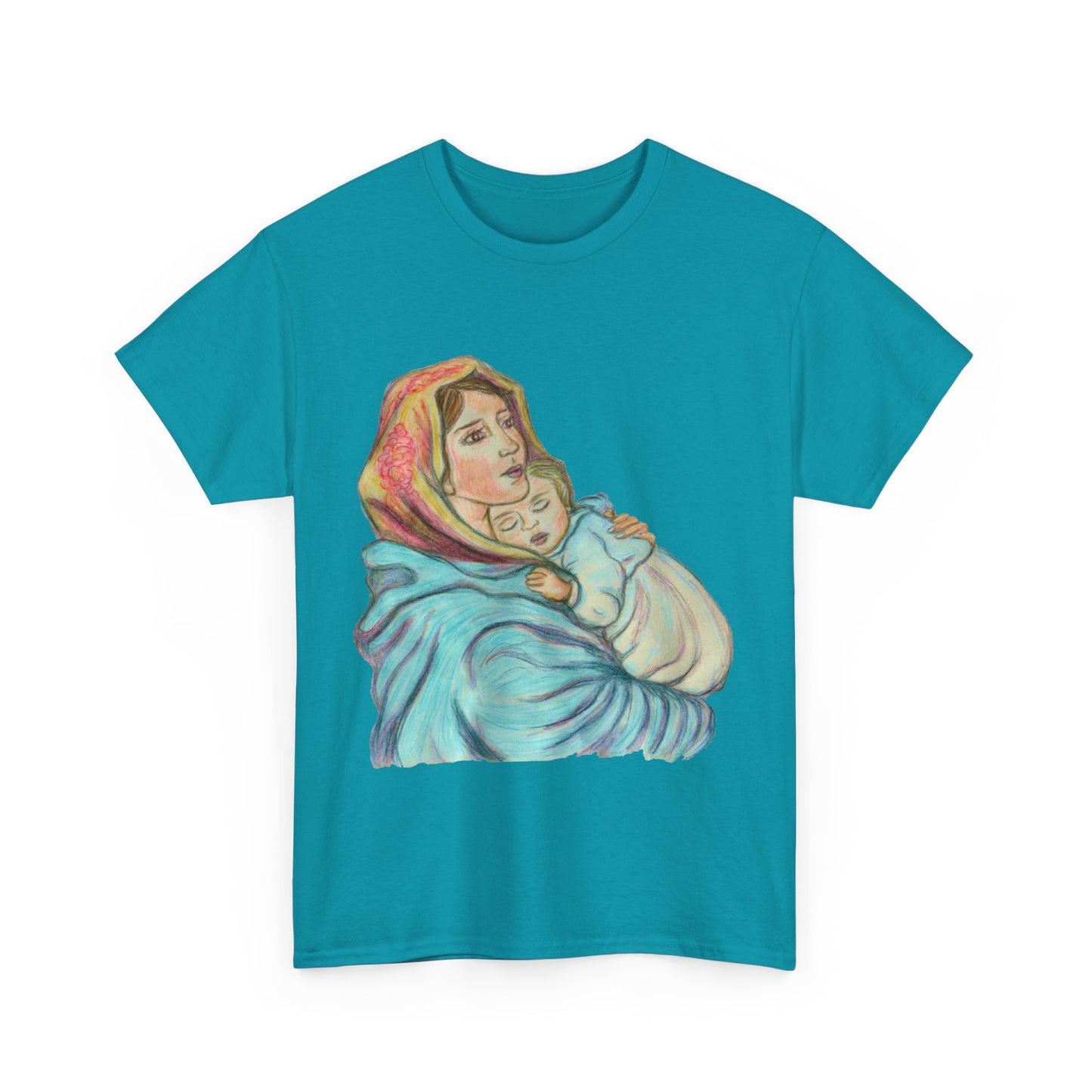 Mother and Child Unisex Heavy Cotton Tee