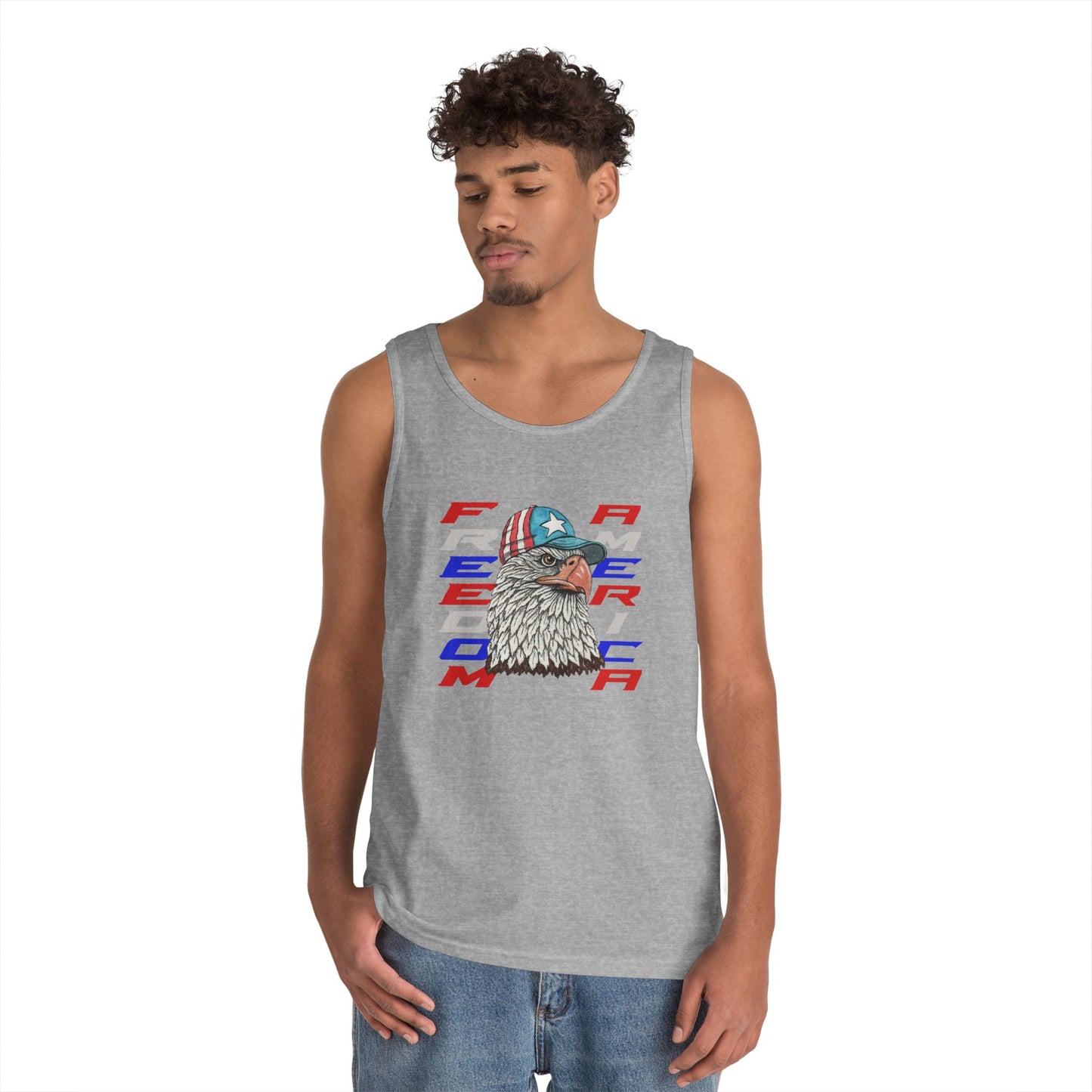 Freedom America Unisex Heavy Cotton Tank Top