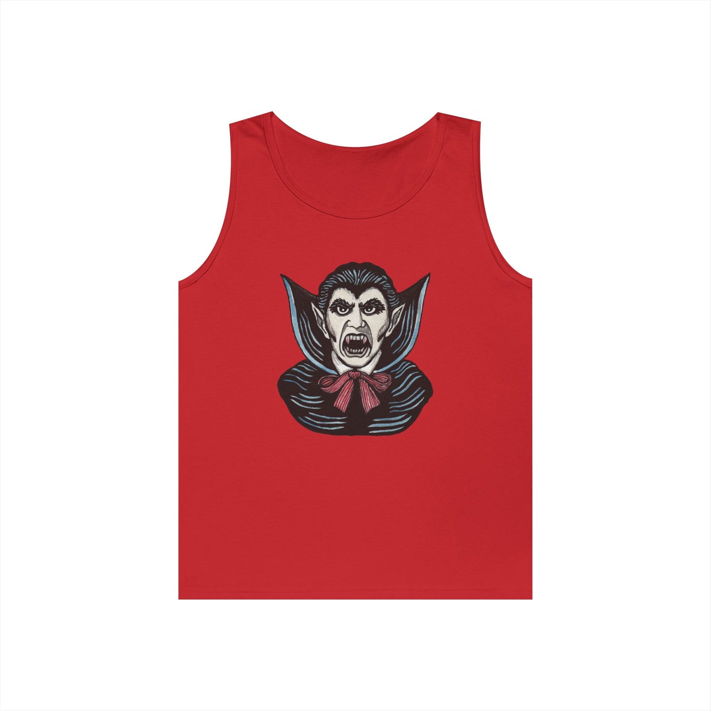 Dracula Unisex Heavy Cotton Tank Top